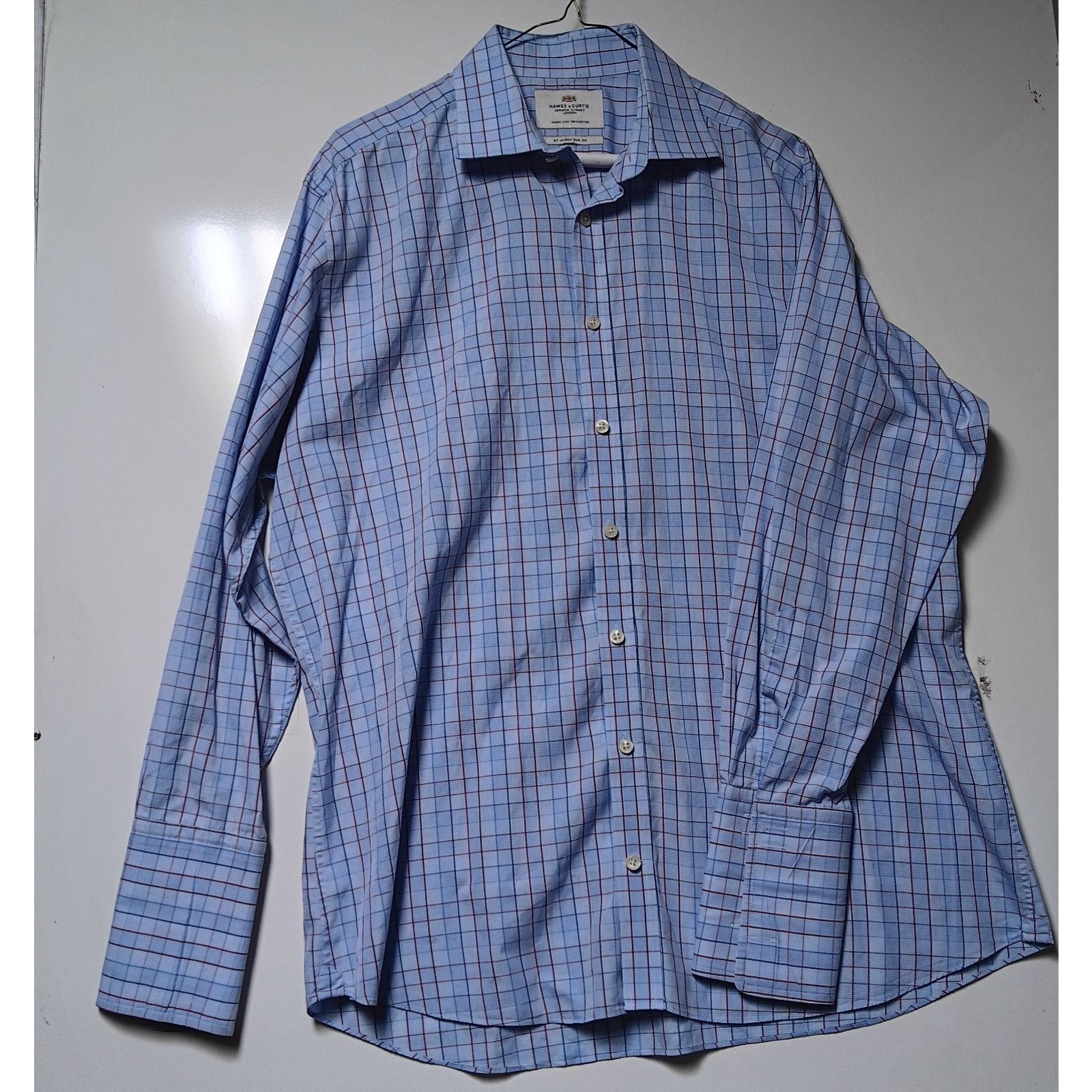 Hawes & Curtis Hawes & Curtis Men’s Shirt 16 34/35 St. James Slim Fit Dress Size US L / EU 52-54 / 3 - 1 Thumbnail