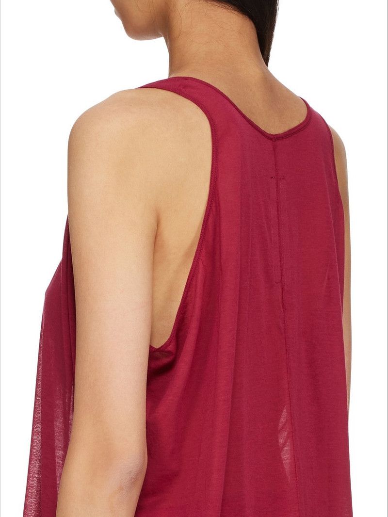 Rick Owens o1y0126 Tank Top in Garnet Size M / US 6-8 / IT 42-44 - 4 Thumbnail