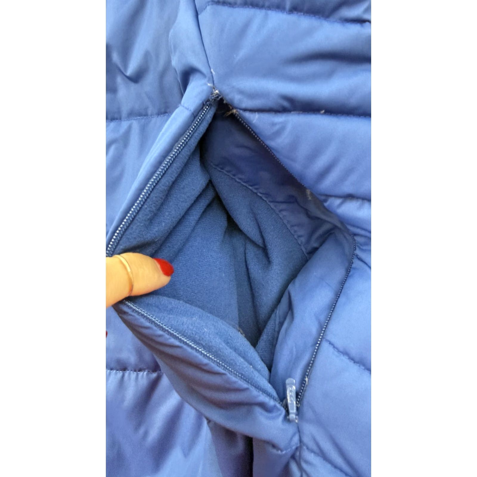 Cabela's Vest Mens Large Blue Premier Northern Goose Down Puffer 650 Fill Power