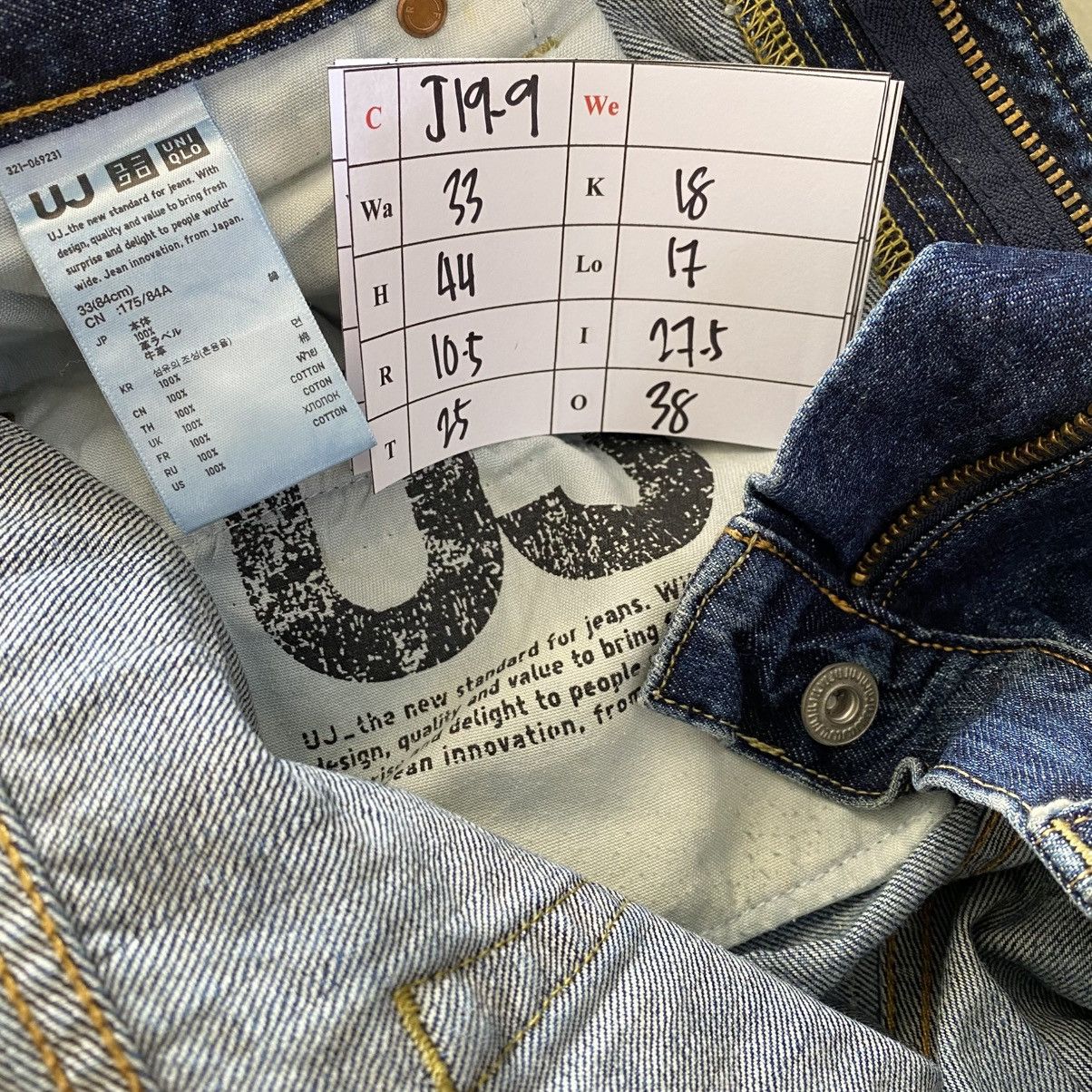 Japanese Brand Uniqlo Distressed Denim w33 Size US 33 - 10 Thumbnail
