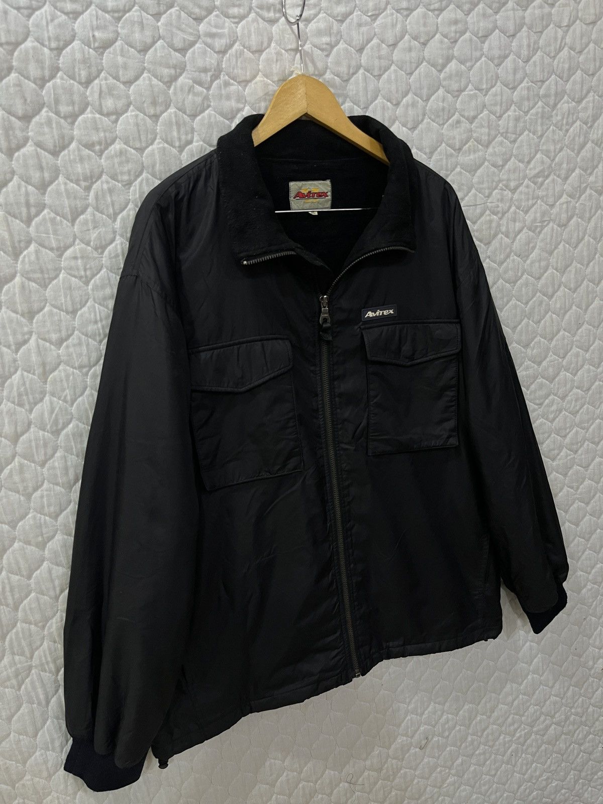 Avirex 🔥🔥🔥STEALS AVIREX 4 POCKET BLACK ZIPPER JACKET Size US XL / EU 56 / 4 - 3 Thumbnail