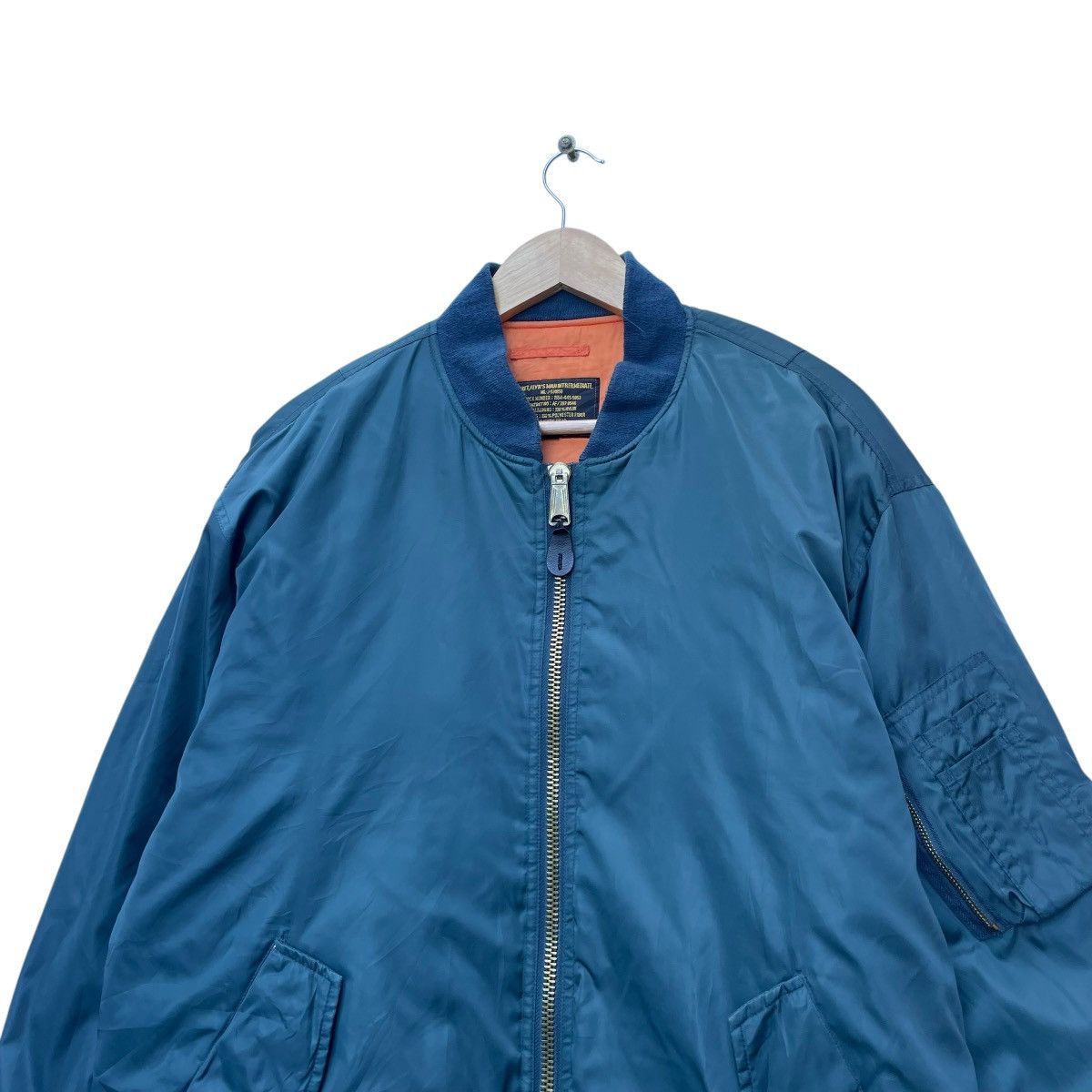Japanese Brand 💥Flight Jacket IT Plain Bomber Jacket Type Ma 1 Size US XL / EU 56 / 4 - 3 Thumbnail
