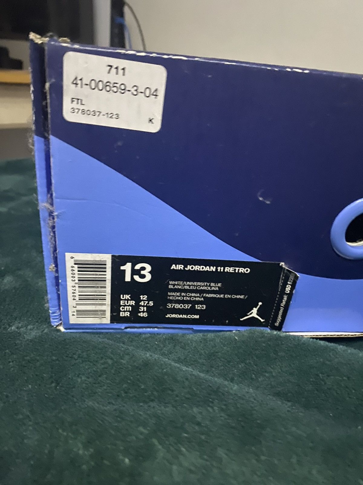 Jordan Brand × Nike Jordan 11 Retro ‘Win Like ‘82’ Size US 13 / EU 46 - 6 Thumbnail