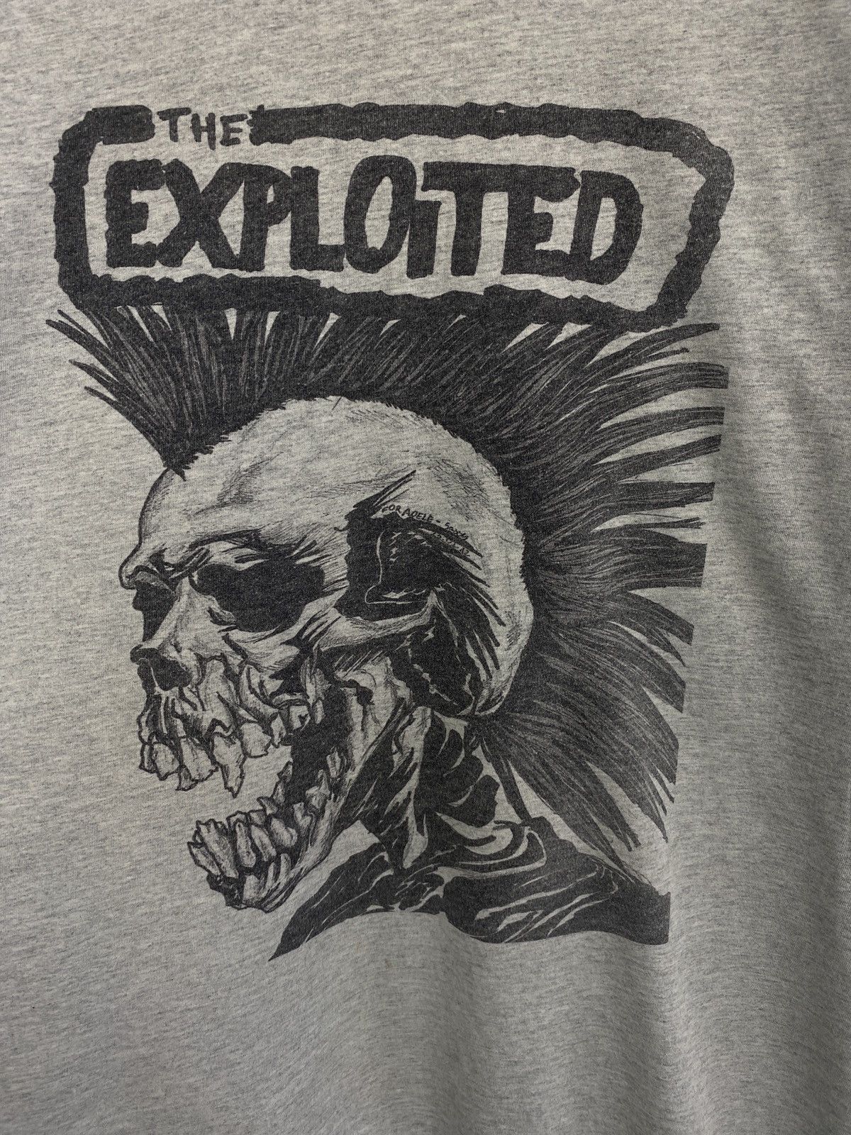 Fruit Of The Loom Vintage 90s The Exploited Punks Not Dead Graphic T Shirt Y2K Size US XL / EU 56 / 4 - 6 Thumbnail