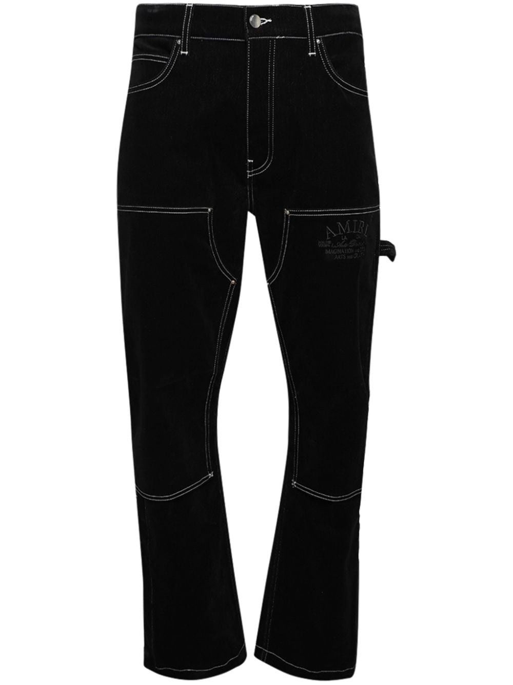 oc11z0325 Logo-Embroidered Carpenter Pant in Black