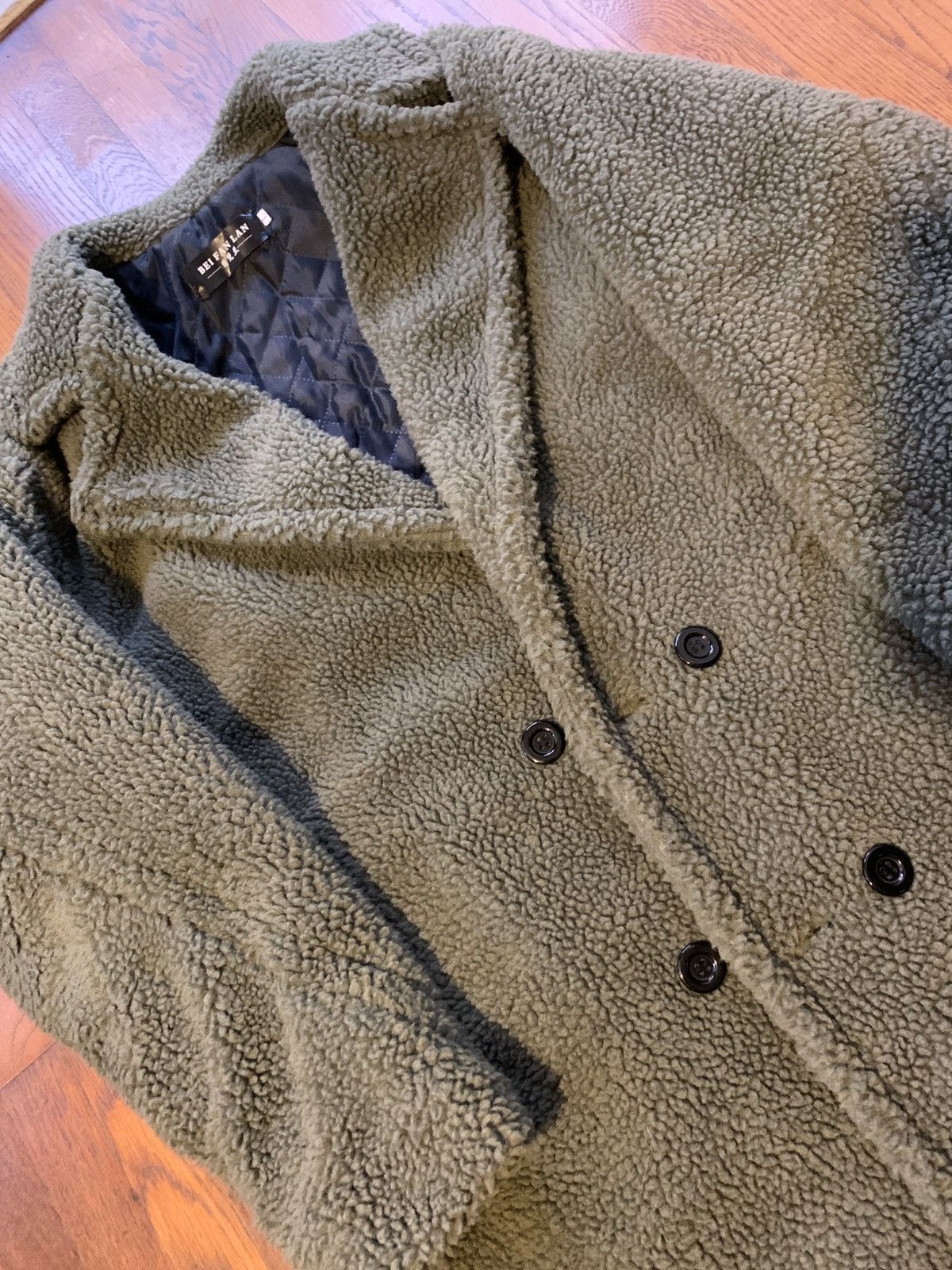 Japanese Brand Sherpa Long Overcoat Jacket Size US L / EU 52-54 / 3 - 8 Thumbnail