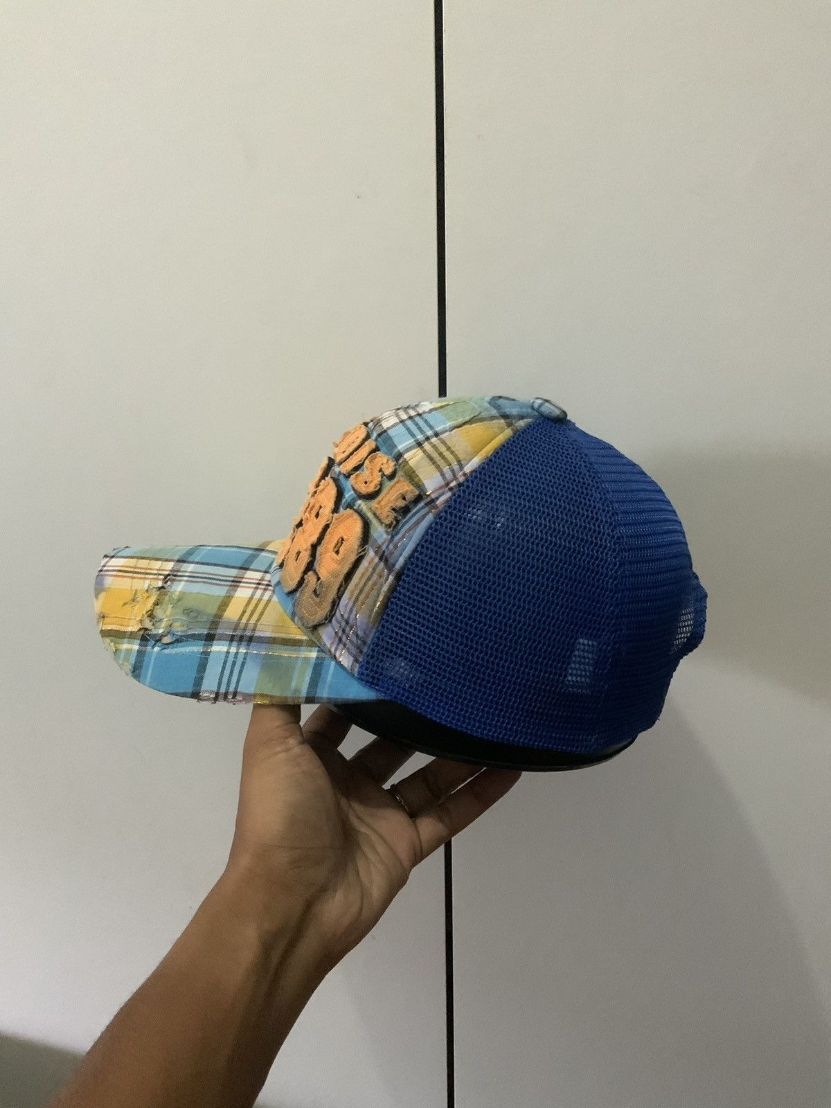 Japanese Brand Paradise 56-289 Distressed Trucker Hat Cap Size ONE SIZE - 3 Thumbnail