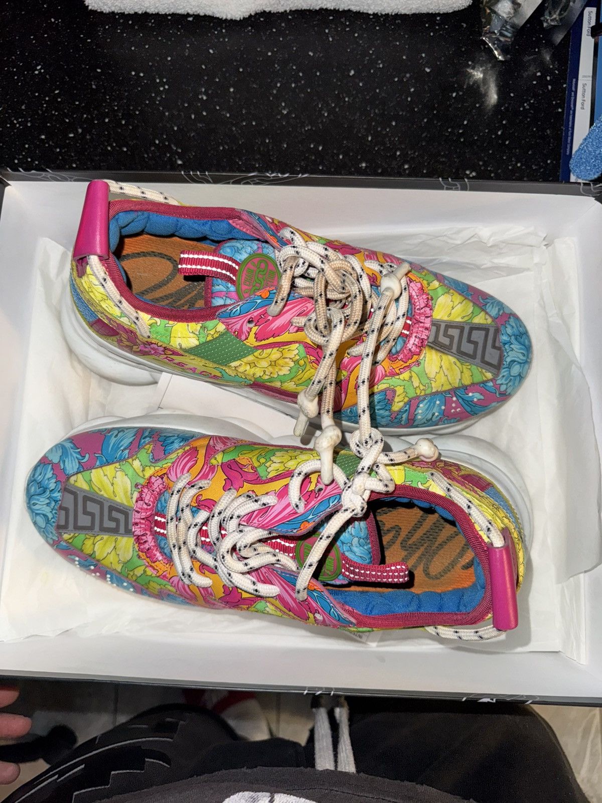Versace Versace Chain Reaction “Barocco” Size US 11 / EU 44 - 1 Thumbnail
