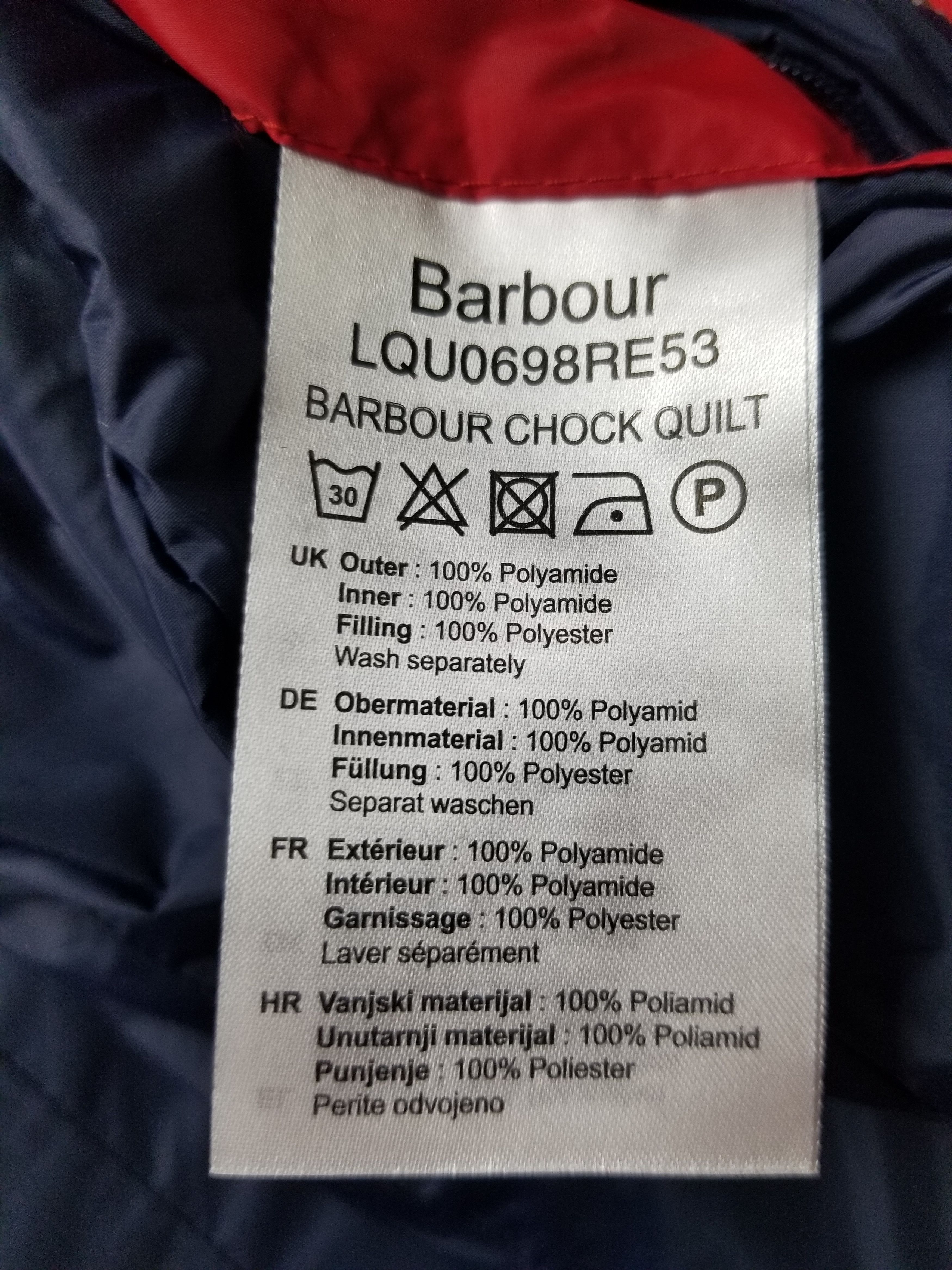 Barbour Barbour Chock Quilt Fibre Down Women Jacket Size L / US 10 / IT 46 - 13 Thumbnail
