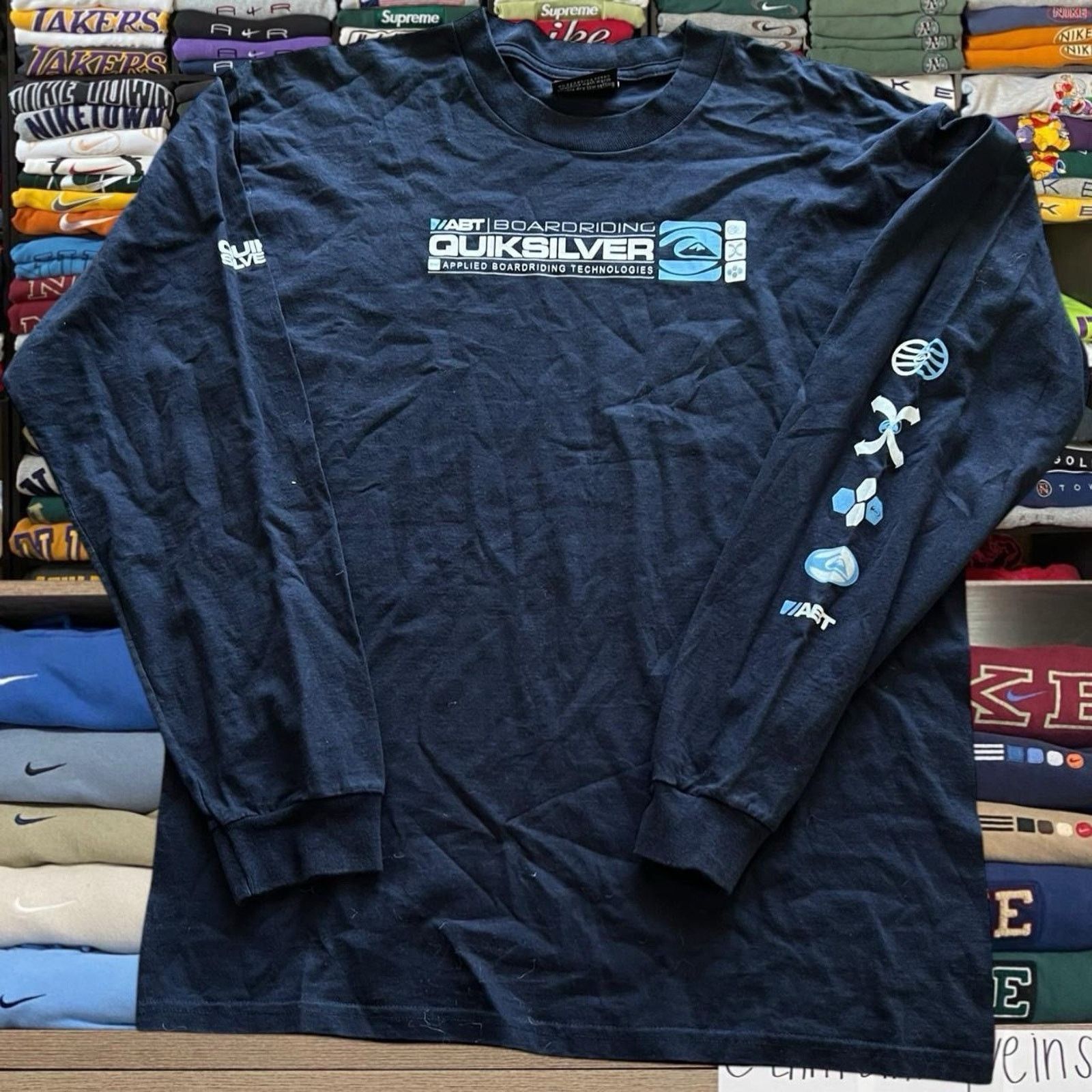 Quiksilver Vintage Y2K quiksilver Surf Sweater/Shirt Size US M / EU 48-50 / 2 - 1 Thumbnail