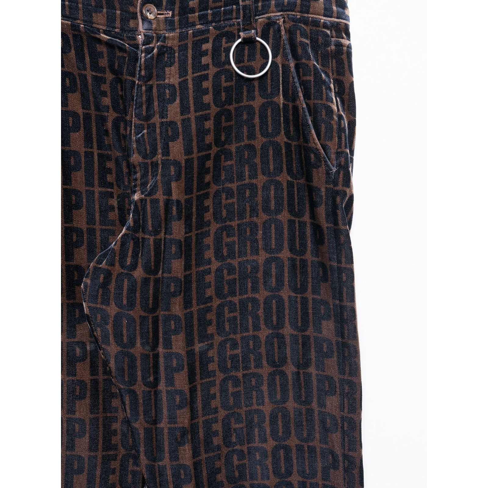 Undercover AW02 Witch's Cell Division' Velour Groupie Pants Size US 38 / EU 54 - 2 Thumbnail