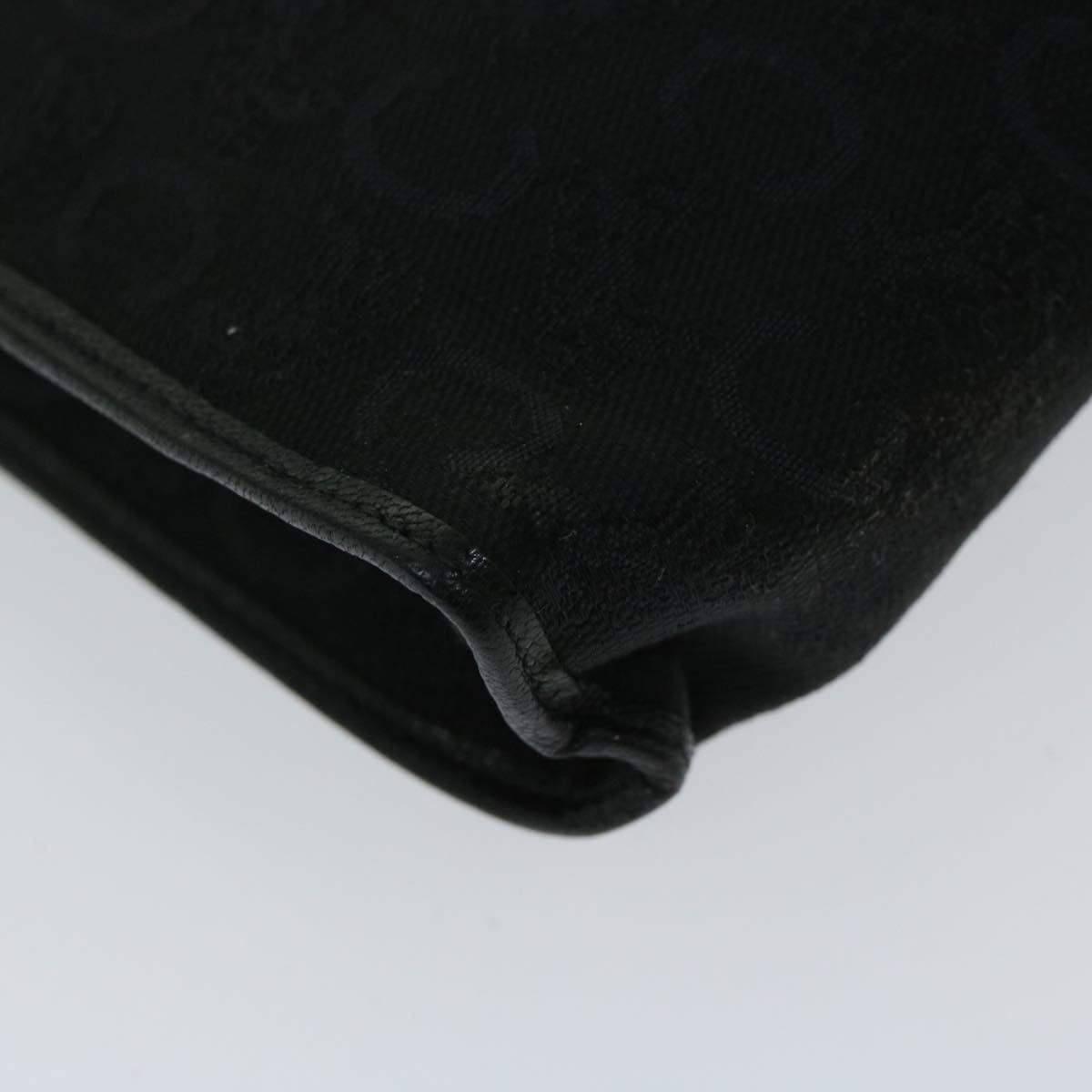 Celine CELINE C Macadam Canvas Clutch Bag Black Size ONE SIZE - 9 Thumbnail