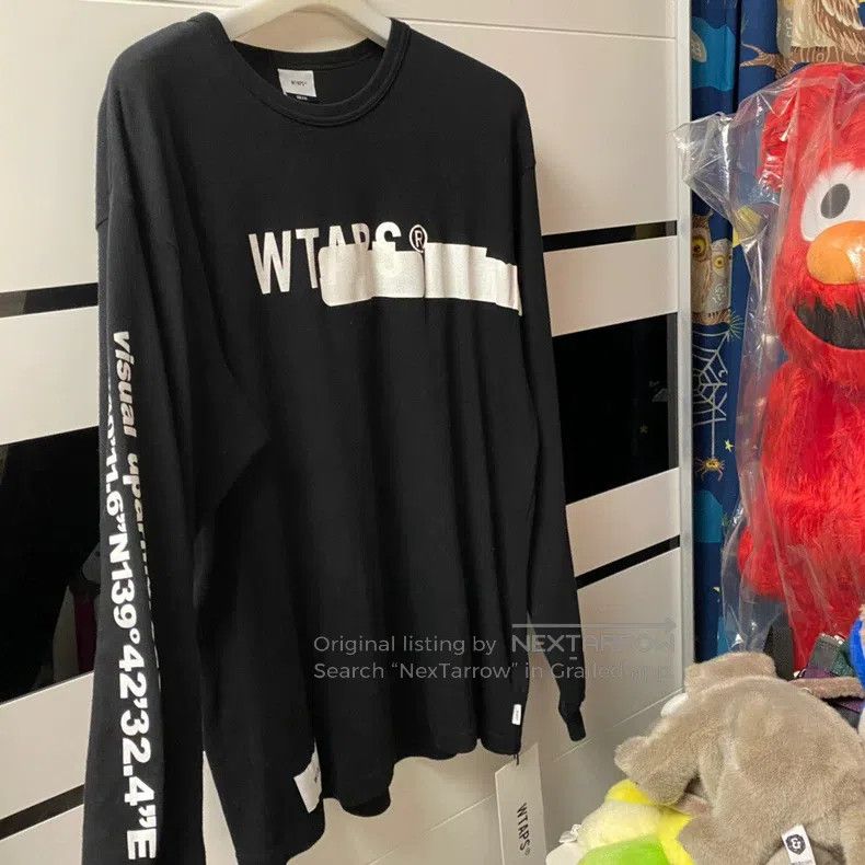 Wtaps Wtaps Long black T-shirt Size US S / EU 44-46 / 1 - 2 Thumbnail