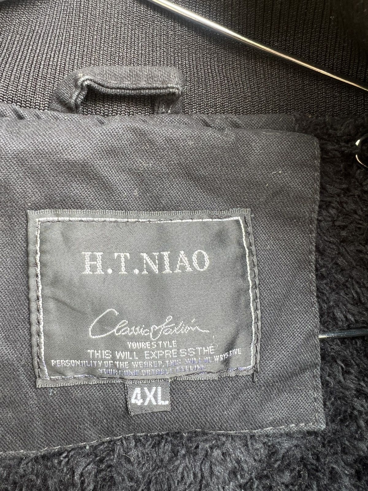 Other H.T. NIAO Bomber Jacket Military Black Aviation Patches Size US XXL / EU 58 / 5 - 7 Thumbnail