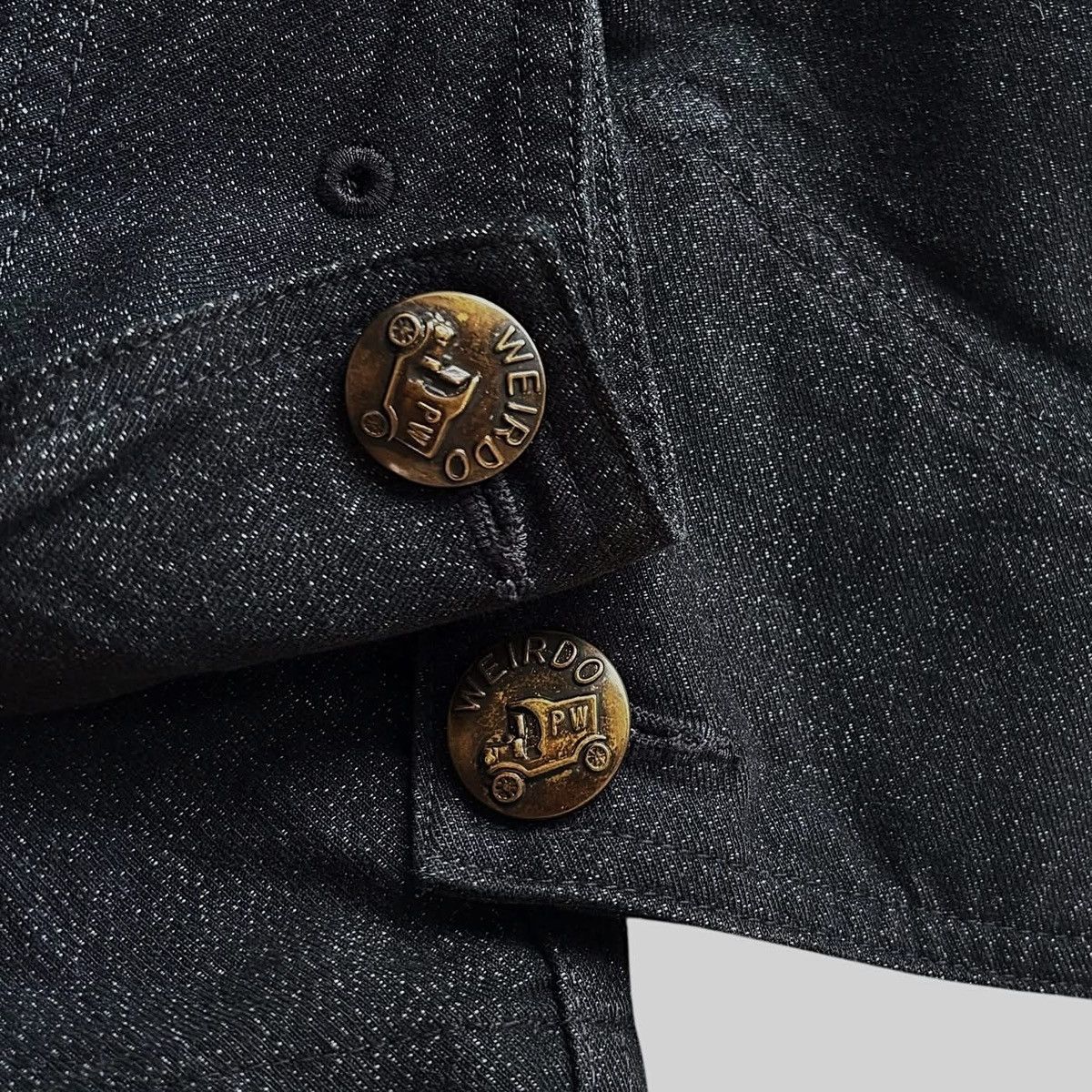 Japanese Brand Weirdo monster salt & pepper work jacket Size US M / EU 48-50 / 2 - 4 Thumbnail