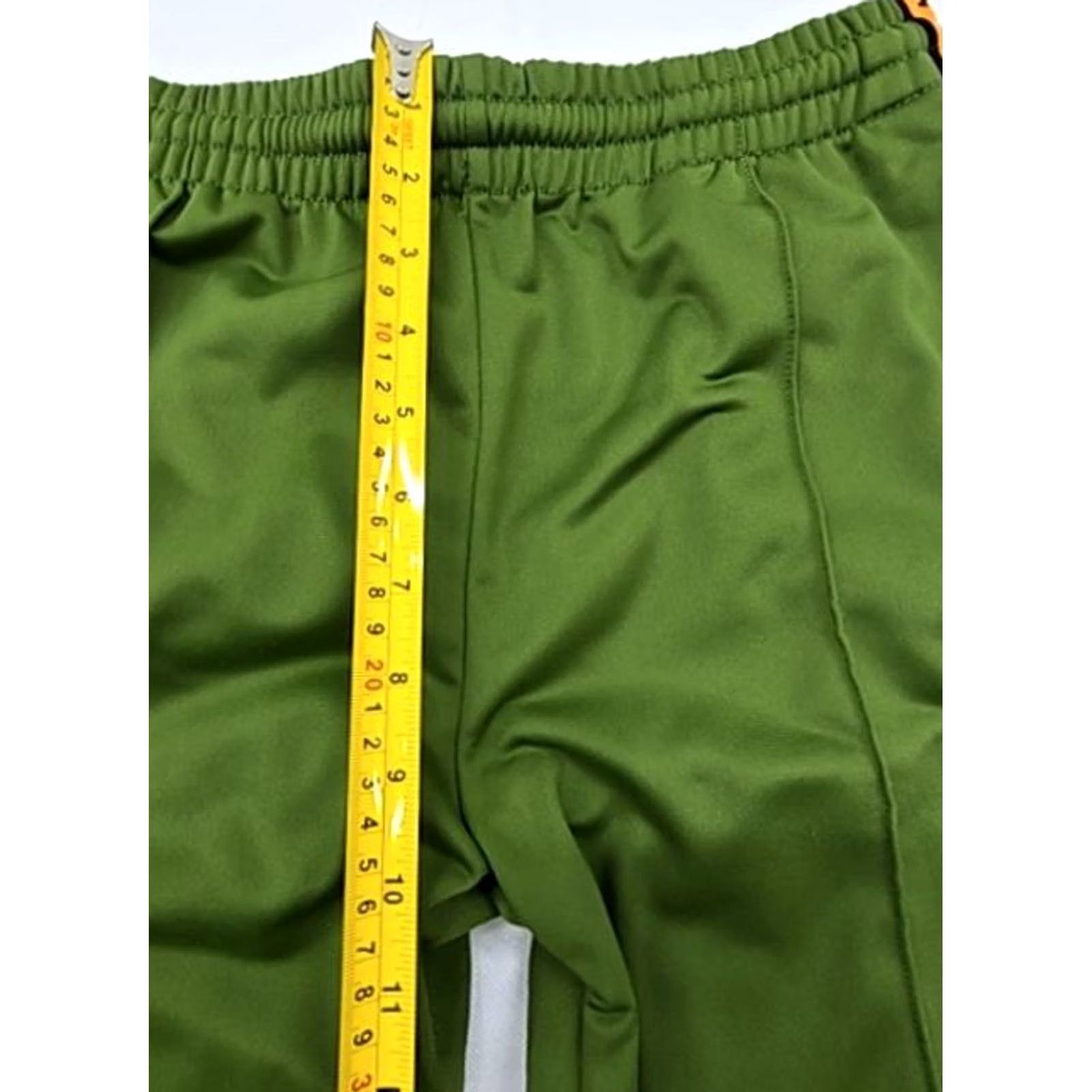 Kappa Kappa Mens Green Track Pants Small Side Stripes Tapered Polyester Size US 29 - 6 Thumbnail