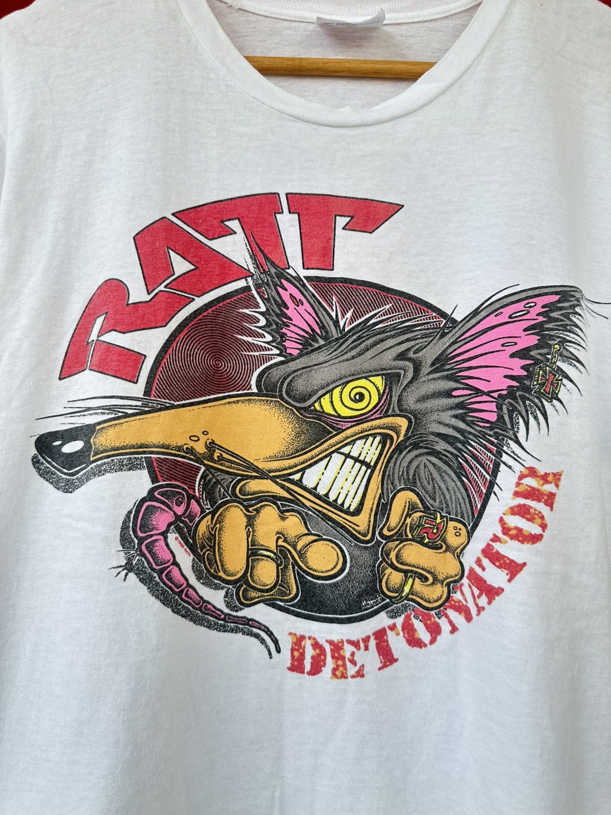 Band Tees Vintage 90s Ratt Detonator Album Rock Band Tee Size US L / EU 52-54 / 3 - 3 Thumbnail