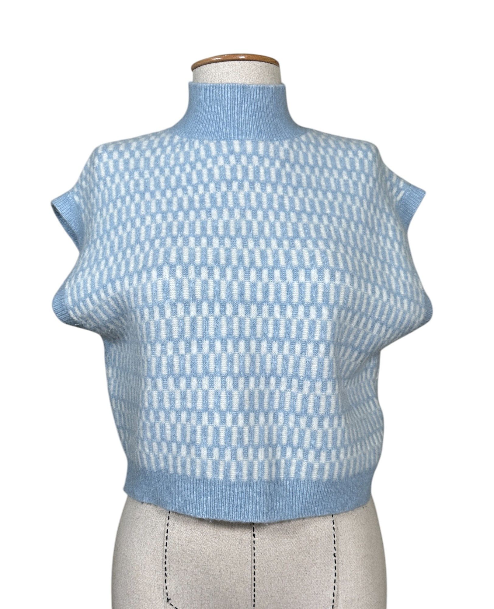 & Other Stories Alpaca wool blue vest jumper Size S / US 4 / IT 40 - 1 Thumbnail