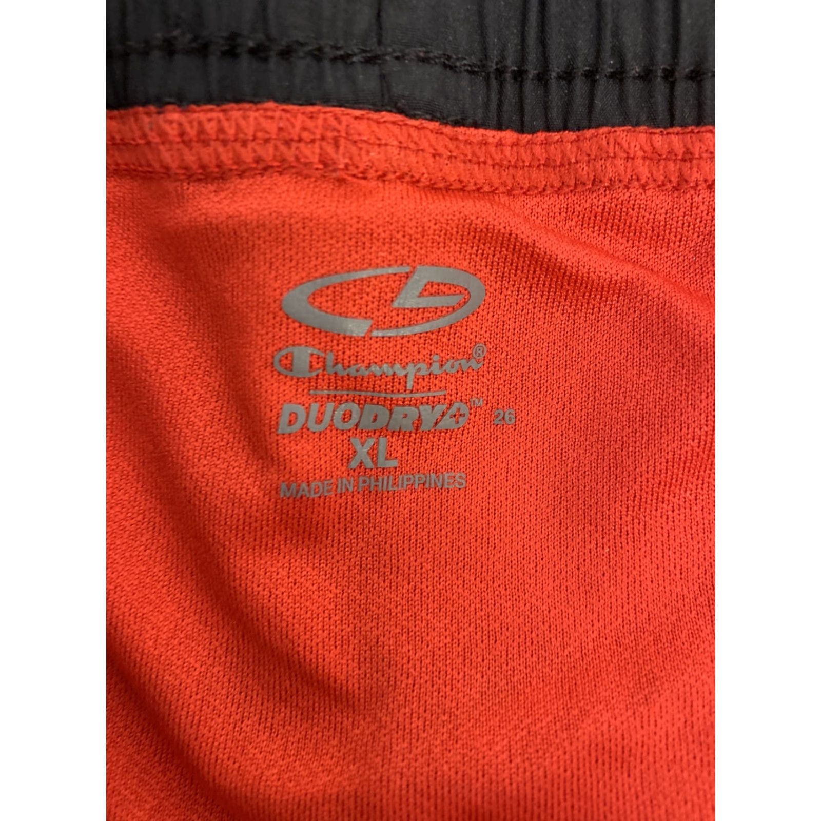 Champion Champion Shorts Women XL Red Running Elastic Waist Cotton Blend 3 in Inseam Size 40" / US 18 - 8 Thumbnail