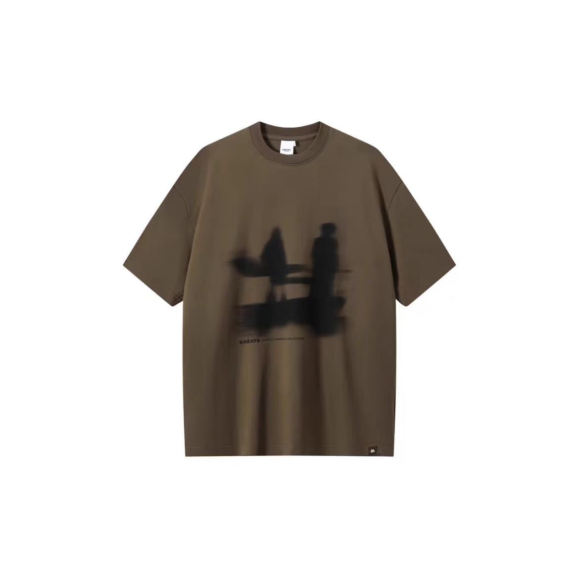 Vintage Loose Printed Short Sleeve T-Shirt Brown Size US L / EU 52-54 / 3 - 1 Thumbnail