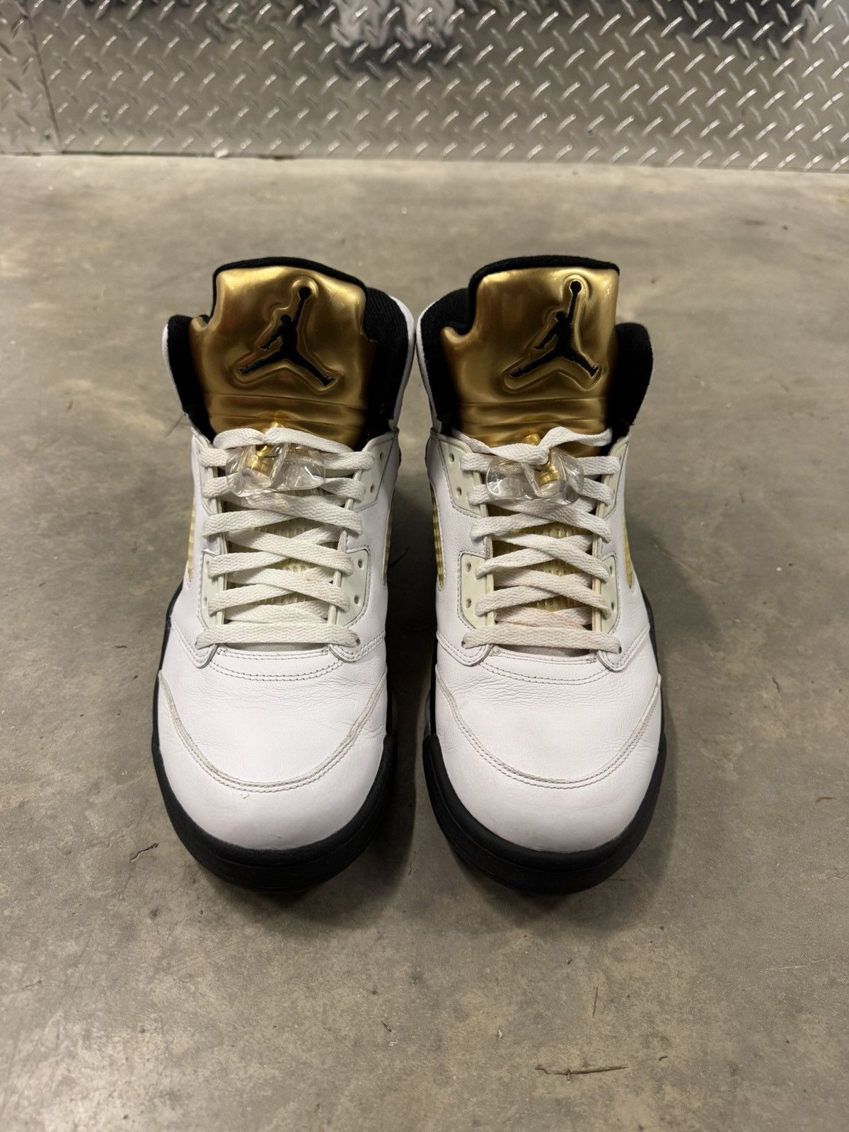 Jordan Brand Jordan 5 Retro Olympic Gold Medal Size 11.5 Size US 11.5 / EU 44-45 - 4 Thumbnail