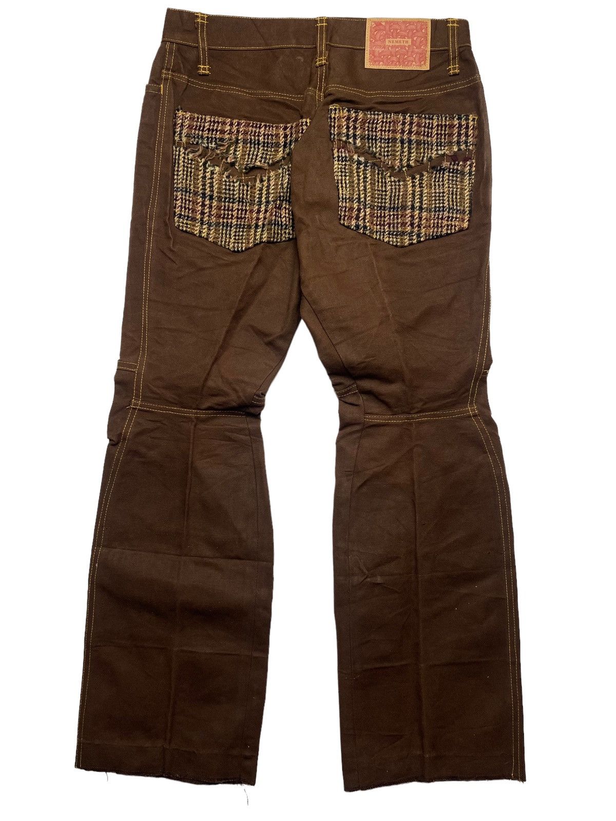 Christopher Nemeth 2000s Christopher Nemeth Wool Knitted Heavyweight Canvas Size US 28 / EU 44 - 2 Thumbnail