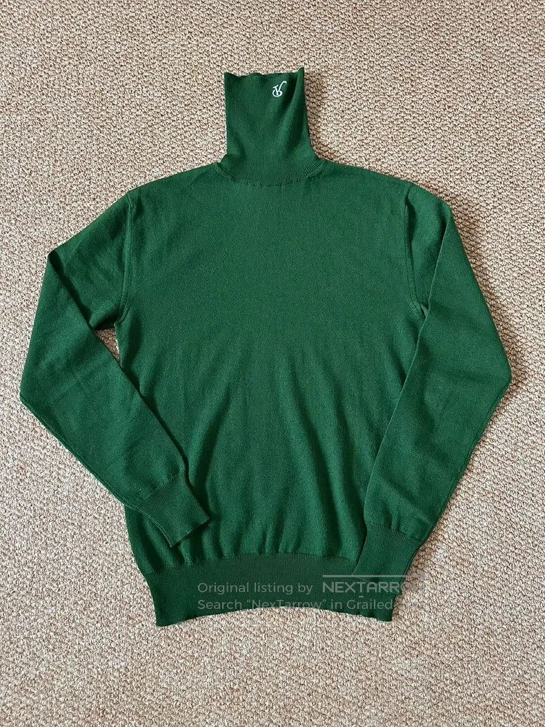 Raf Simons Raf simons Medium green high-necked wool bottom Size US M / EU 48-50 / 2 - 1 Thumbnail