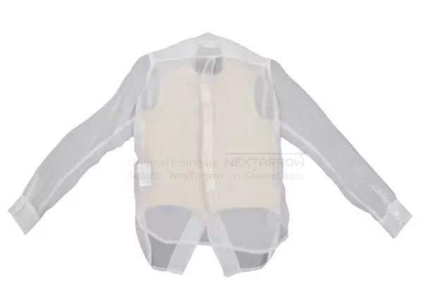 Comme des Garcons Comme Des Garcons White Vintage Double Layer Design Shirt Size XS / US 0-2 / IT 36-38 - 6 Thumbnail