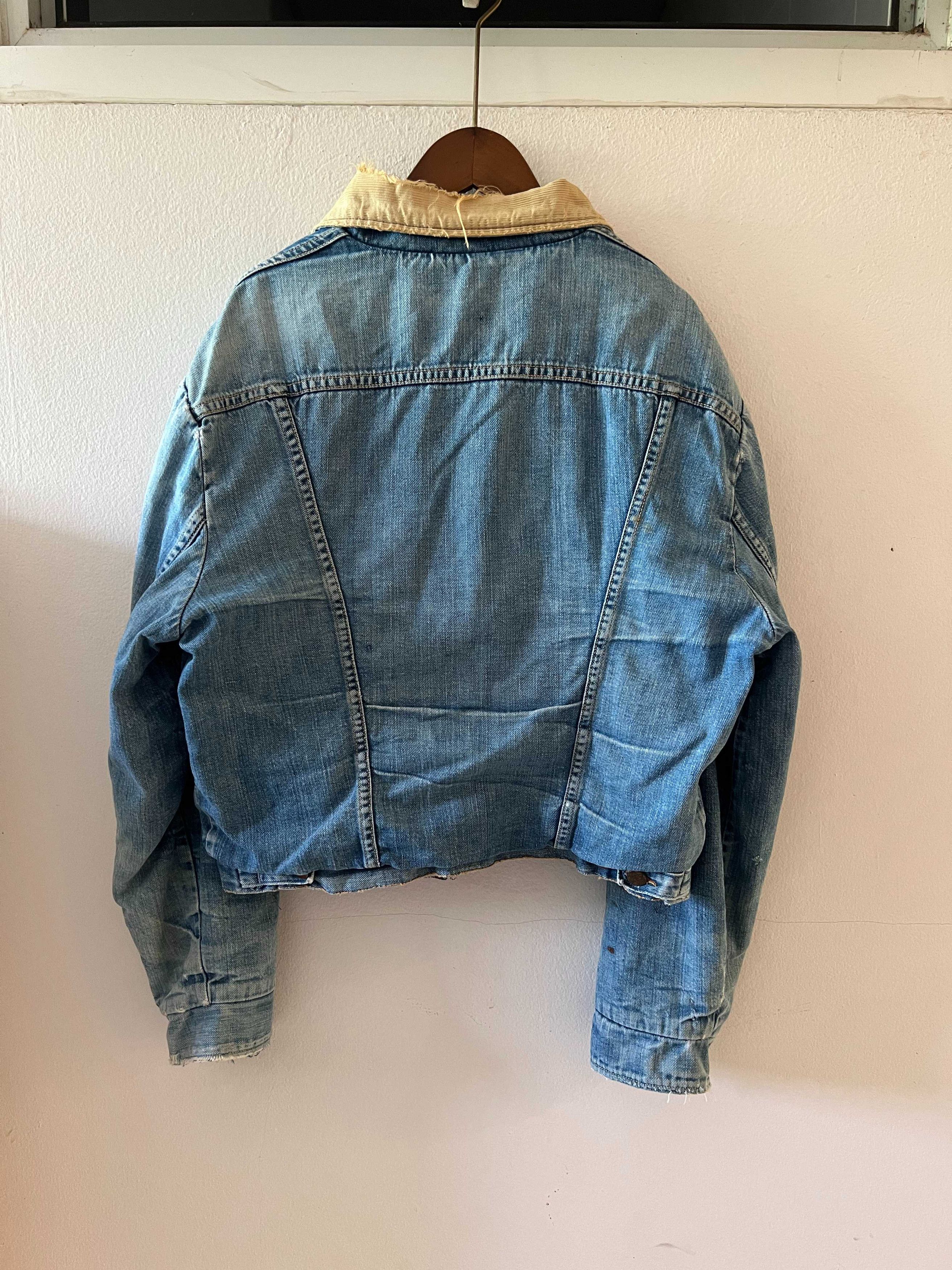 Vintage DISTRESSED VINTAGE 70s WRANGLER WESTERN DENIM JACKET Size US M / EU 48-50 / 2 - 10 Thumbnail