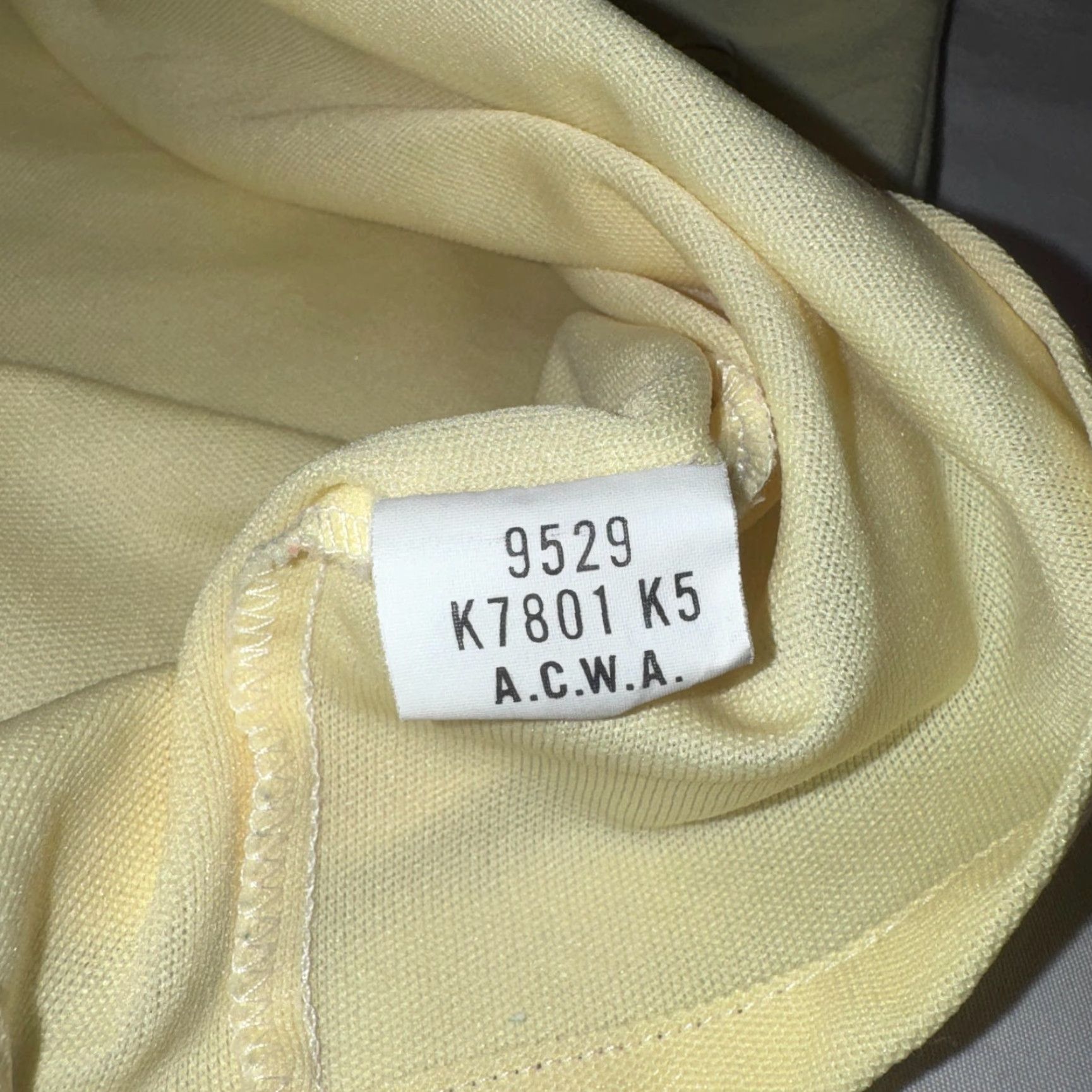 Arrow VINTAGE Double arrow Western Shirt 14 70s Mod Butterfly Collar Yellow Short Sleeve GoGo 1970s Mens Boys Womens? Size US S / EU 44-46 / 1 - 5 Thumbnail