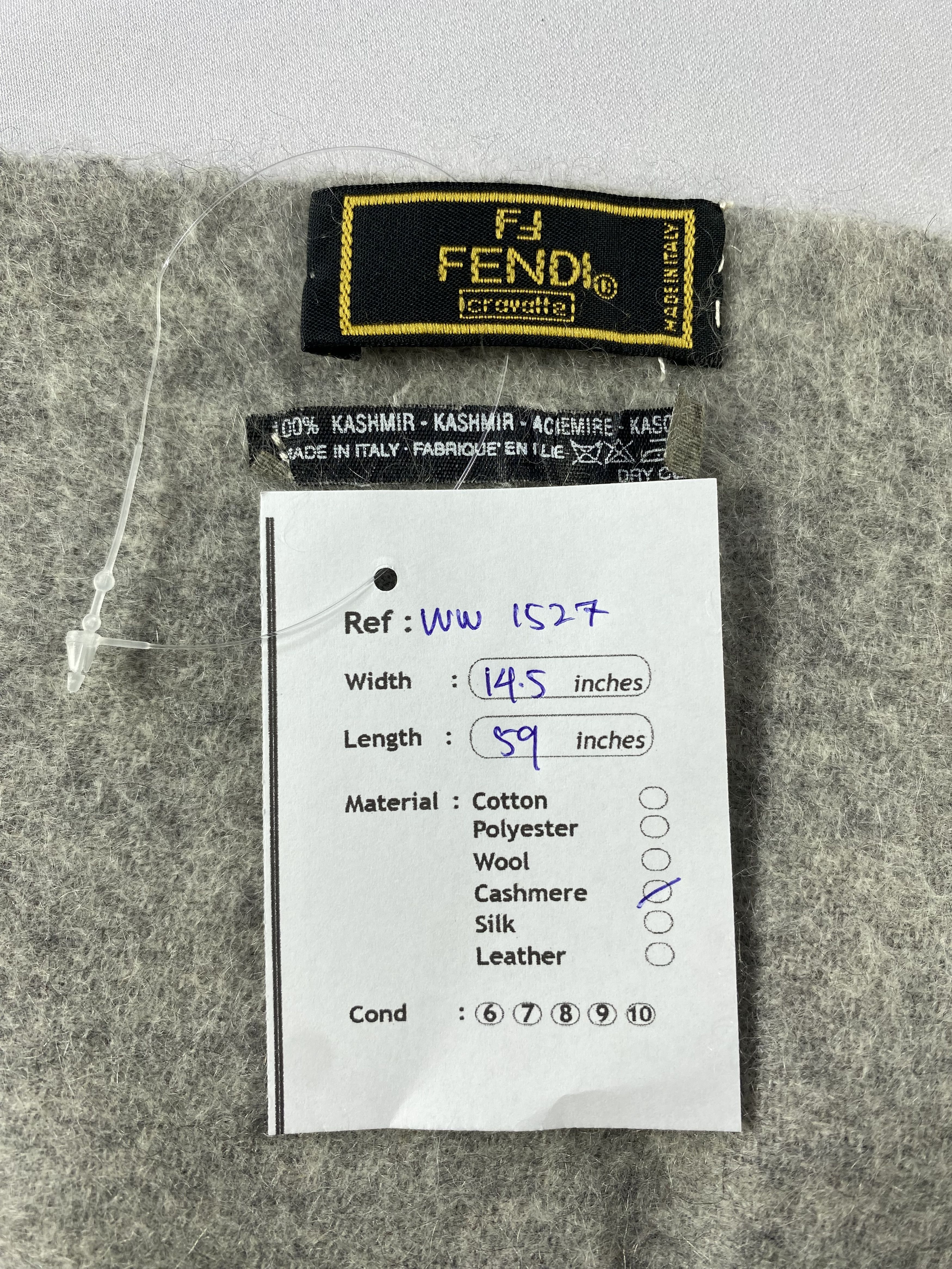 Fendi × Vintage Fendi Scarf / Muffler / Neckwear - WW1527 Size ONE SIZE - 7 Thumbnail