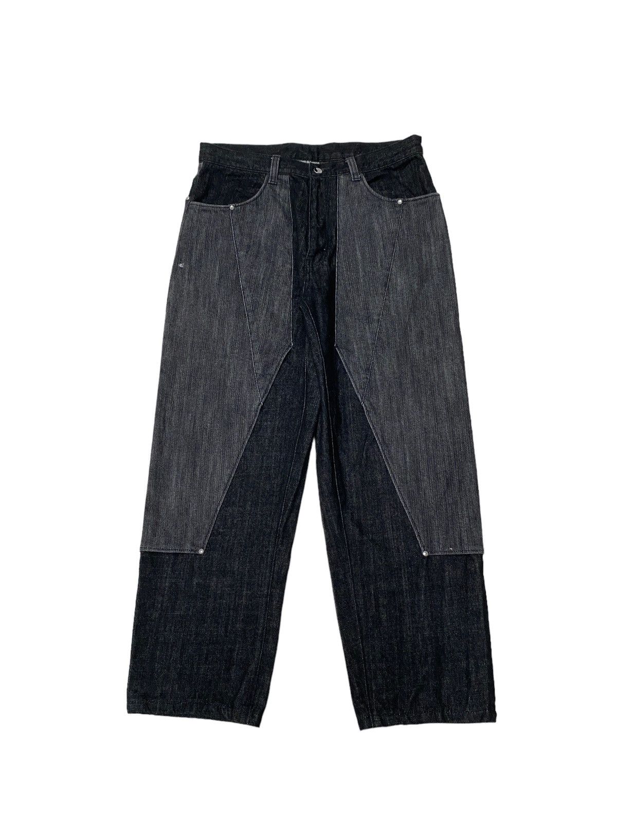 image of Vintage Melt Down Jeans 1990S in Black, Men's (Size 32)