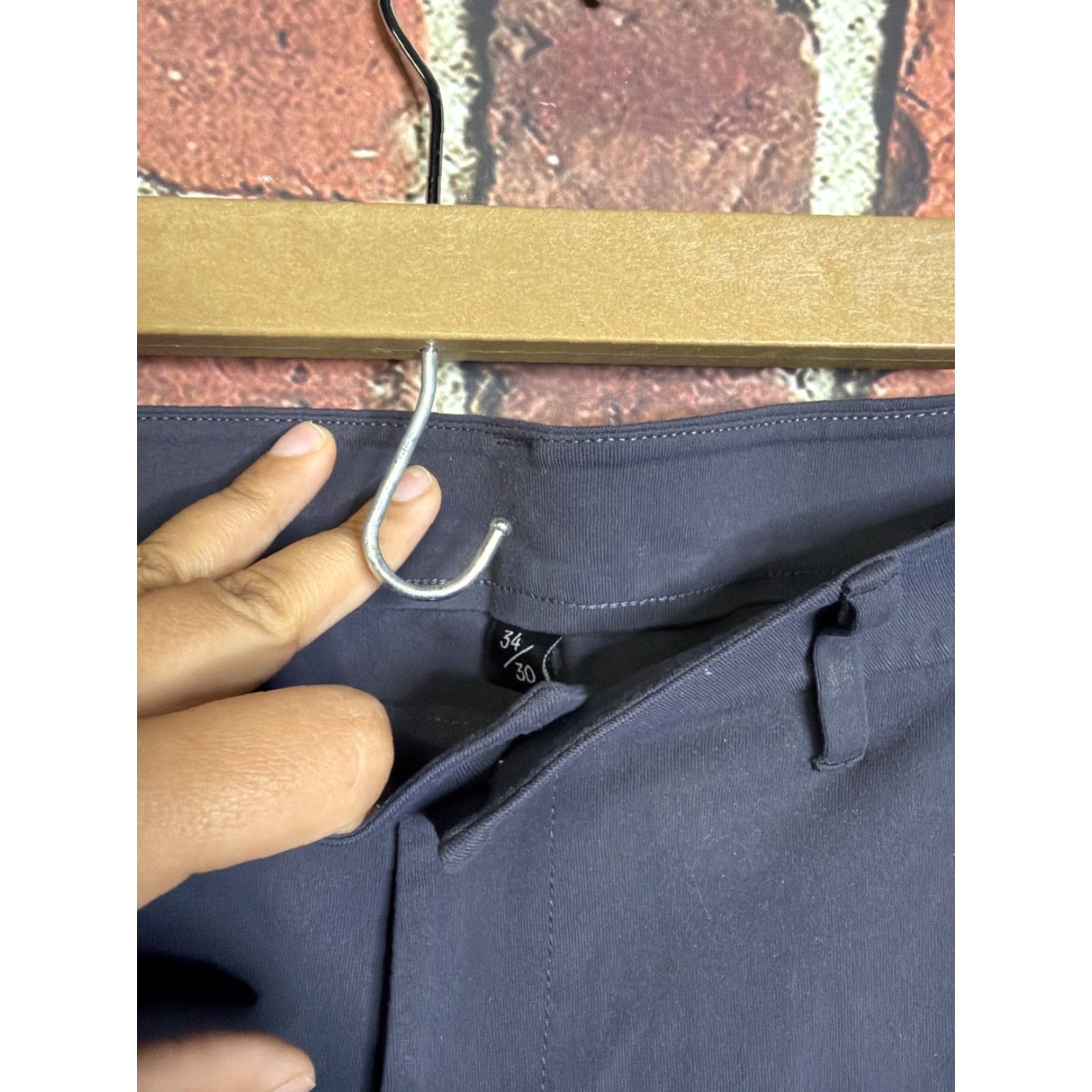 Vintage Public Rec Pants Chino Blue 34x30 Straight 5-Pocket Regular Men Size US 34 / EU 50 - 2 Thumbnail