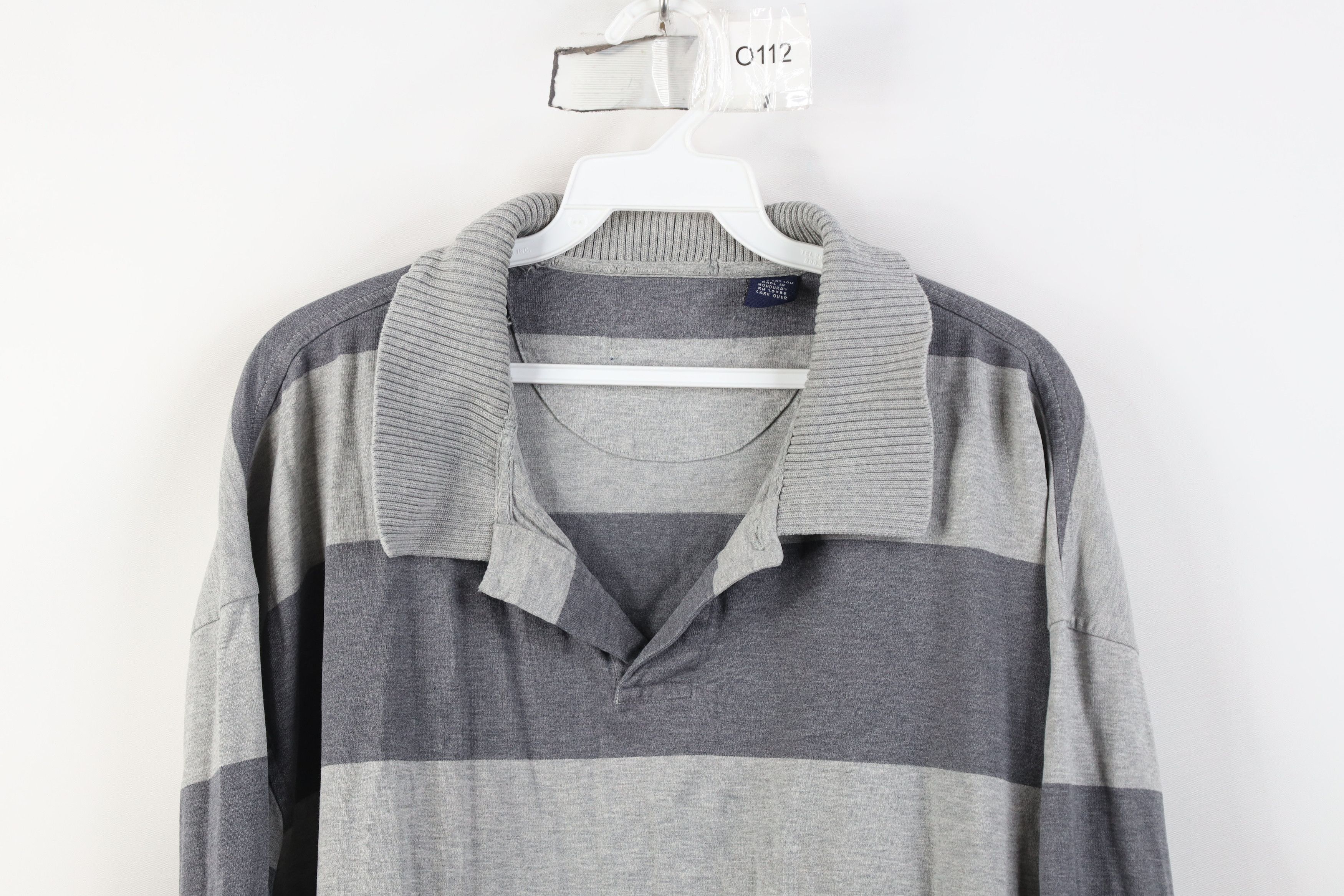 Vintage Vintage 90s Y2K Streetwear Block Long Sleeve Rugby Polo Size US XL / EU 56 / 4 - 2 Thumbnail