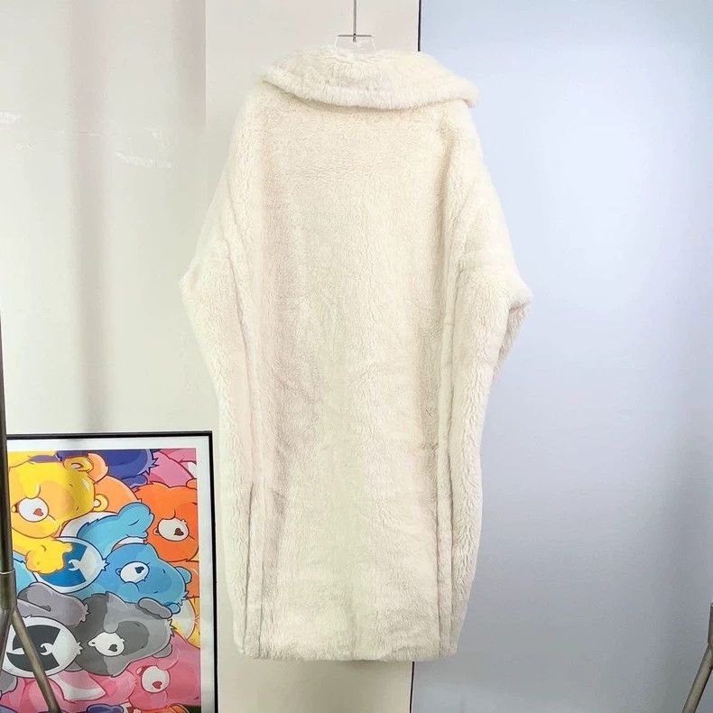 Max Mara Max Mara White Teddy Coat Size S / US 4 / IT 40 - 3 Thumbnail