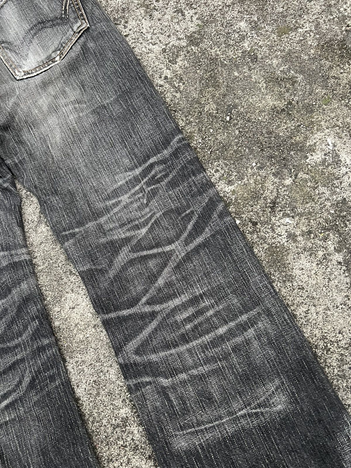 Edwin VINTAGE EDWIN 503 BLUE TRIP DISTRESS PUNK JEAN JAPAN Size US 29 - 17 Thumbnail