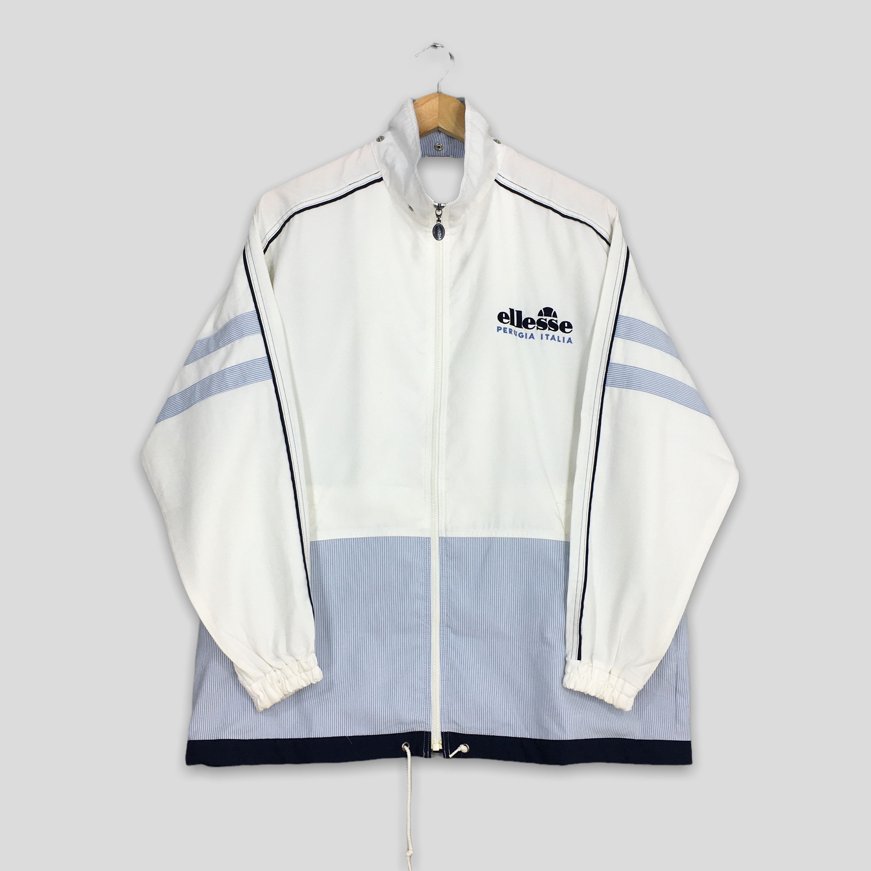Ellesse Vintage 90s Ellesse Perugia Windbreaker Jacket Large Size US L / EU 52-54 / 3 - 1 Thumbnail