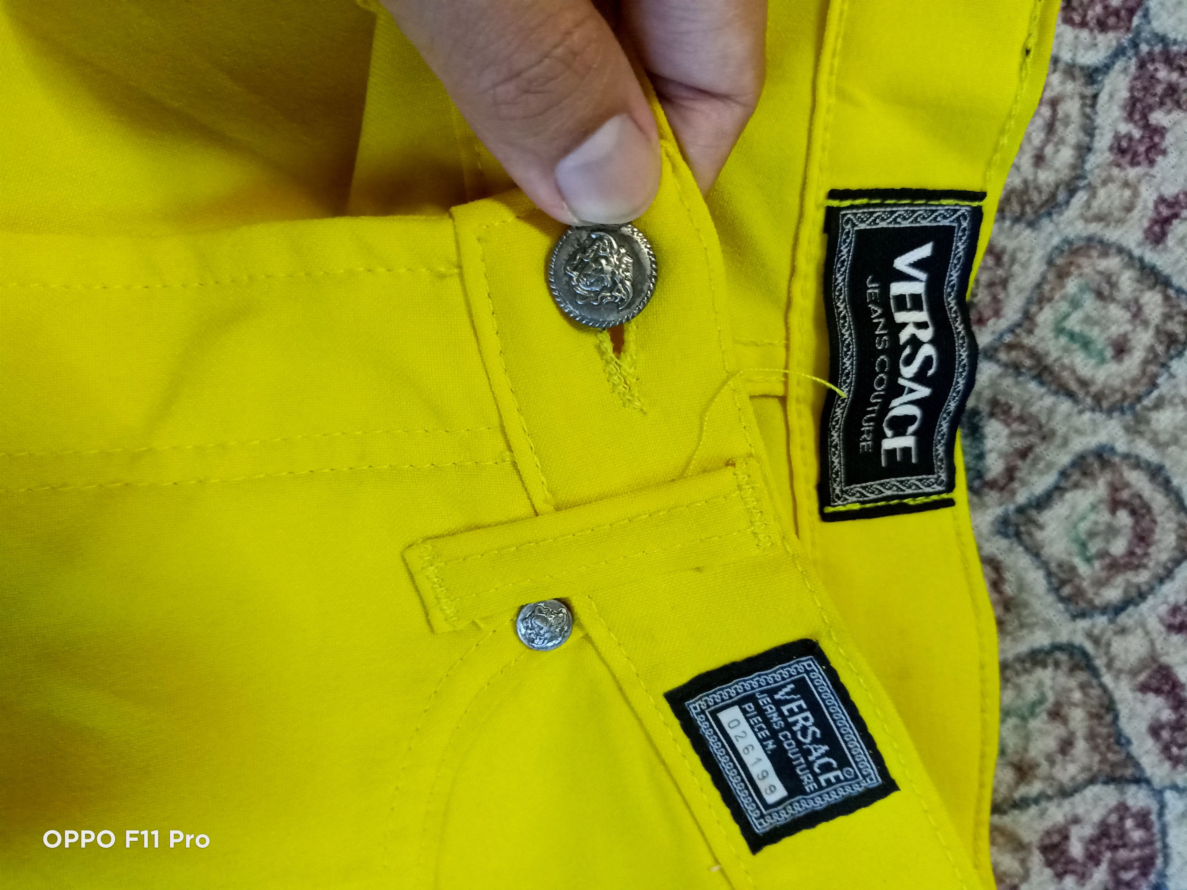 Beauty Beast × Versace Retro 90s Versace couture straight cut Size US 26 / EU 42 - 6 Thumbnail
