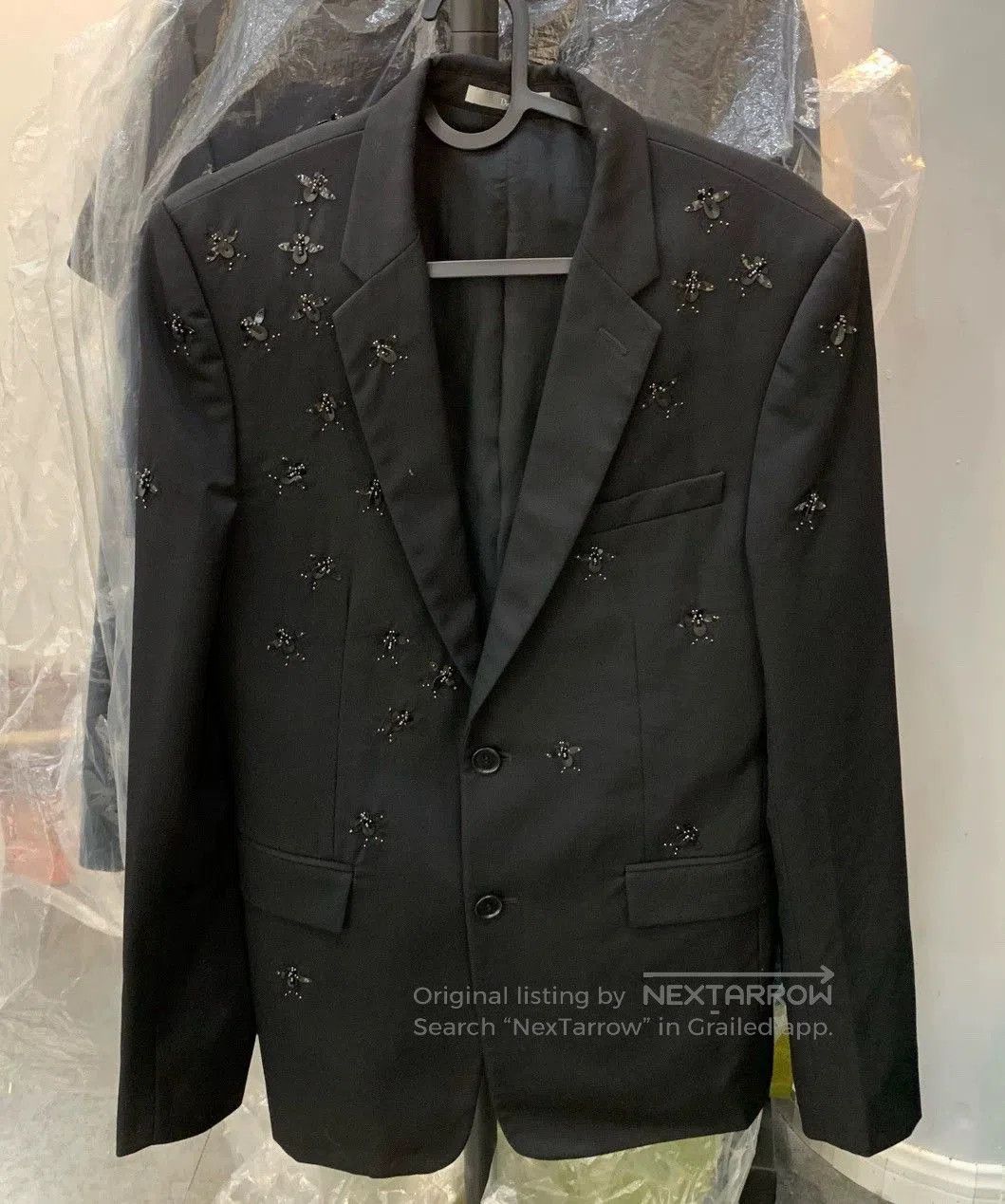 Dior Dior Bee Embroidered Suit Jacket. Size US S / EU 44-46 / 1 - 1 Thumbnail