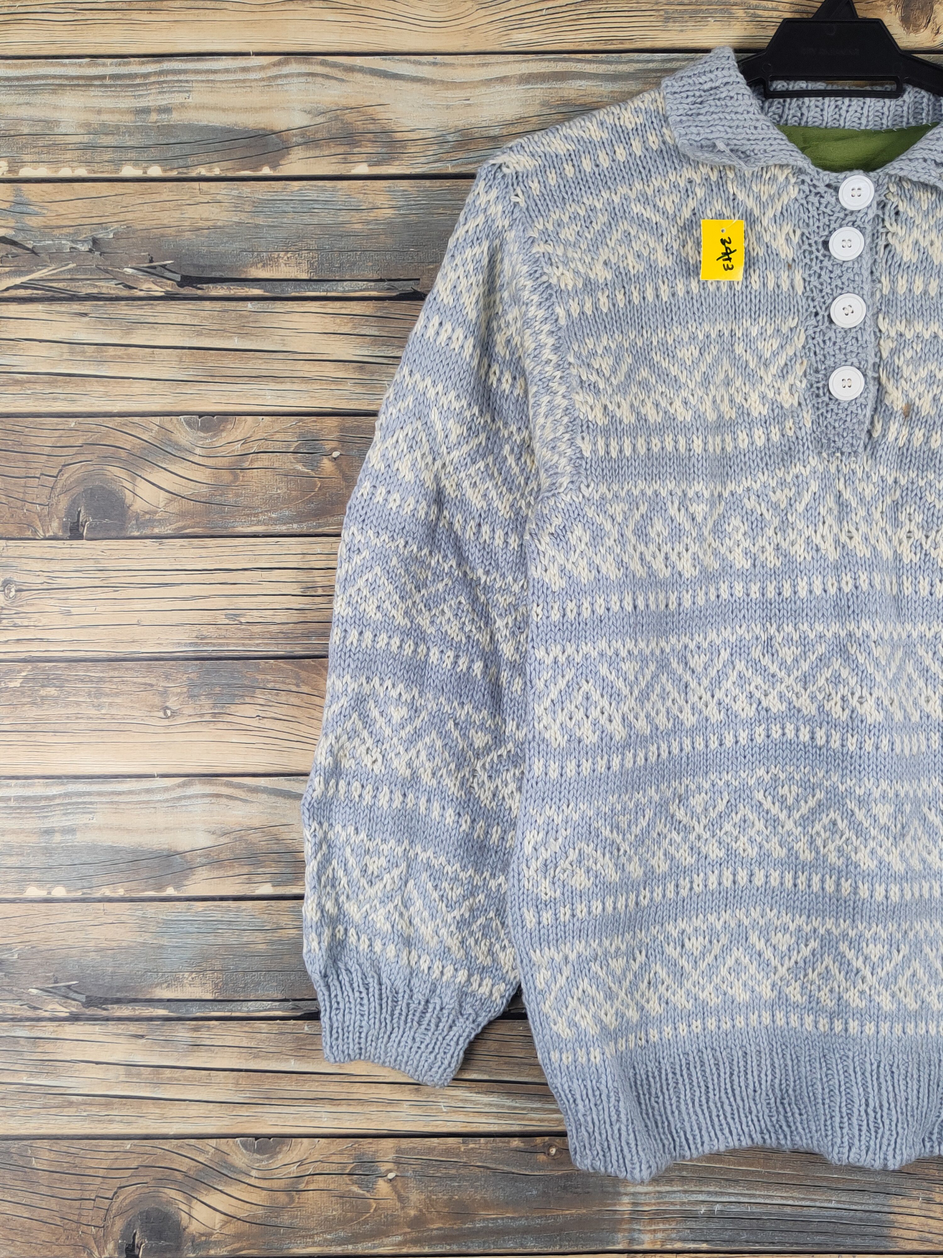 Japanese Brand Japanese Brand Gray Knitwear Sweatshirts #W2038 Size US S / EU 44-46 / 1 - 3 Thumbnail