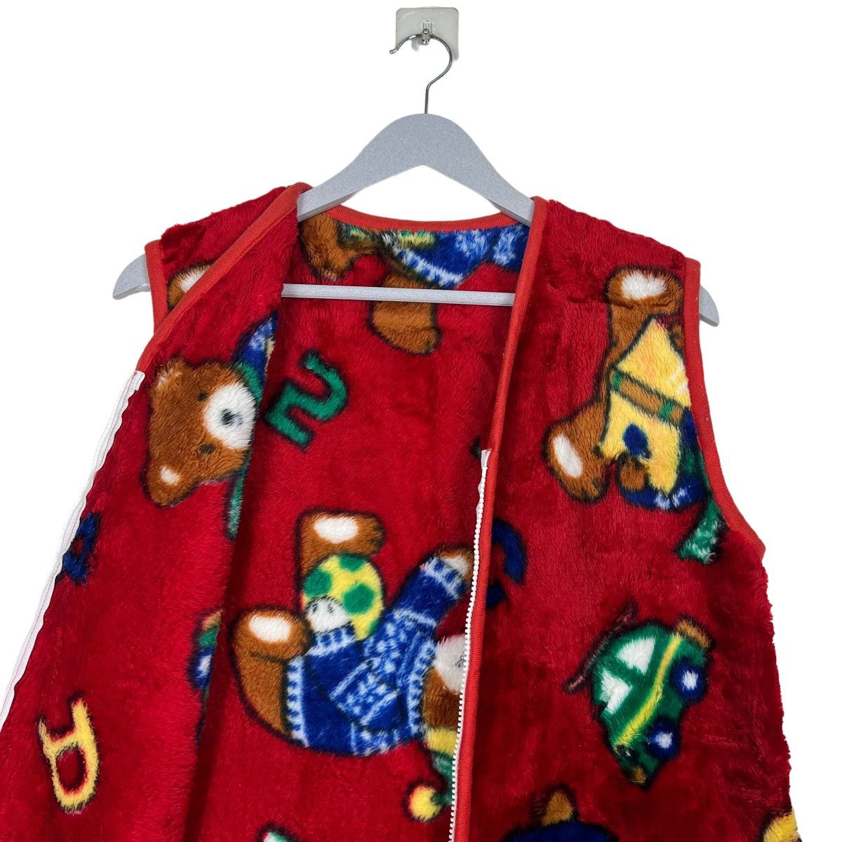 Japanese Brand 🔥 BEAR DEEP PILE FLEECE TANK TOP JACKET Size US M / EU 48-50 / 2 - 11 Thumbnail