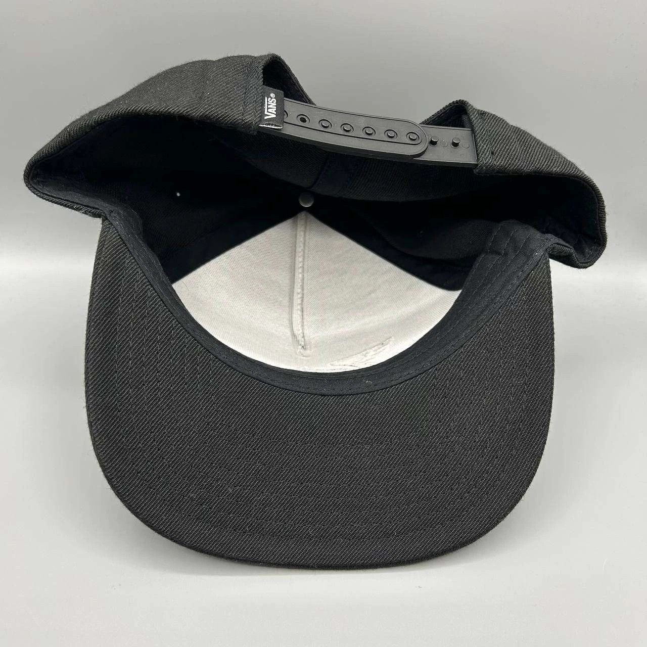 Vans Vans Off the Wall Hat Men Black Embroidered Snap Back Cotton Size ONE SIZE - 2 Thumbnail