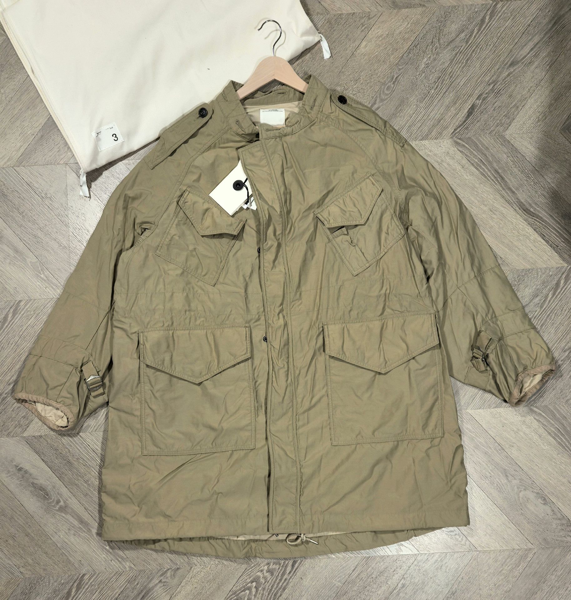 Visvim visvim bega combat coat in beige Size US M / EU 48-50 / 2 - 1 Thumbnail
