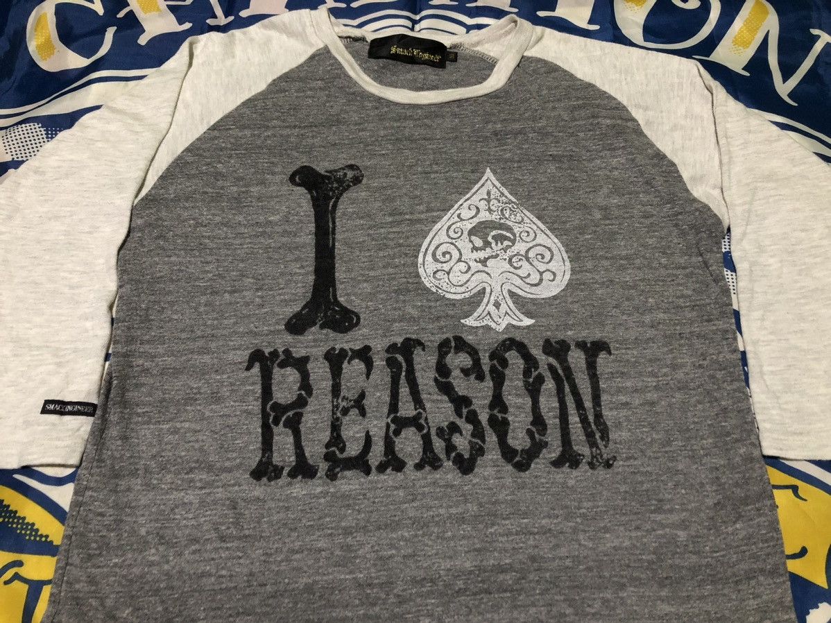 Japanese Brand Smack Engineer REASON Gothic Poem Raglan Japanese Brand Size US M / EU 48-50 / 2 - 2 Thumbnail