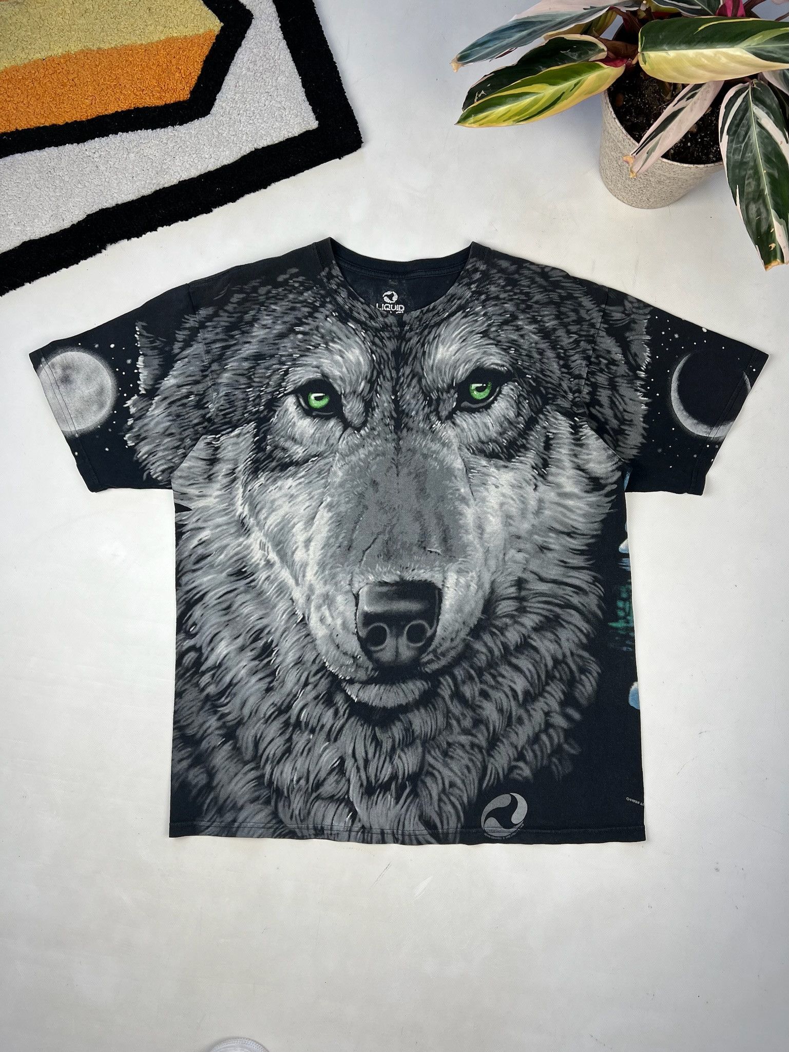 Liquid Blue × Vintage Vintage 1995 Liquid Blue Wolf John Connell Size US L / EU 52-54 / 3 - 1 Thumbnail