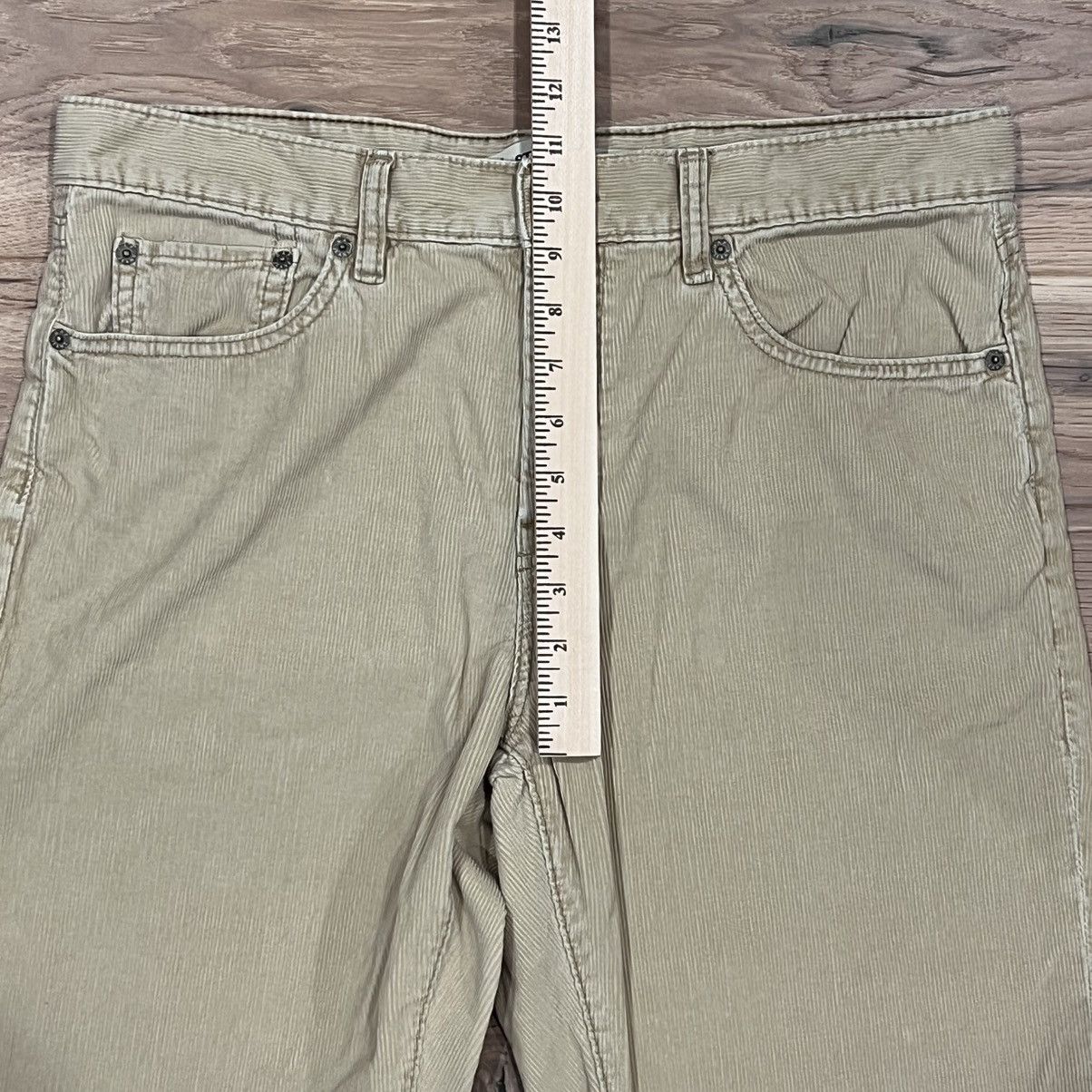 Gap Gap Straight Fit Corduroy Pants Beige 35x29 Size US 35 - 6 Thumbnail
