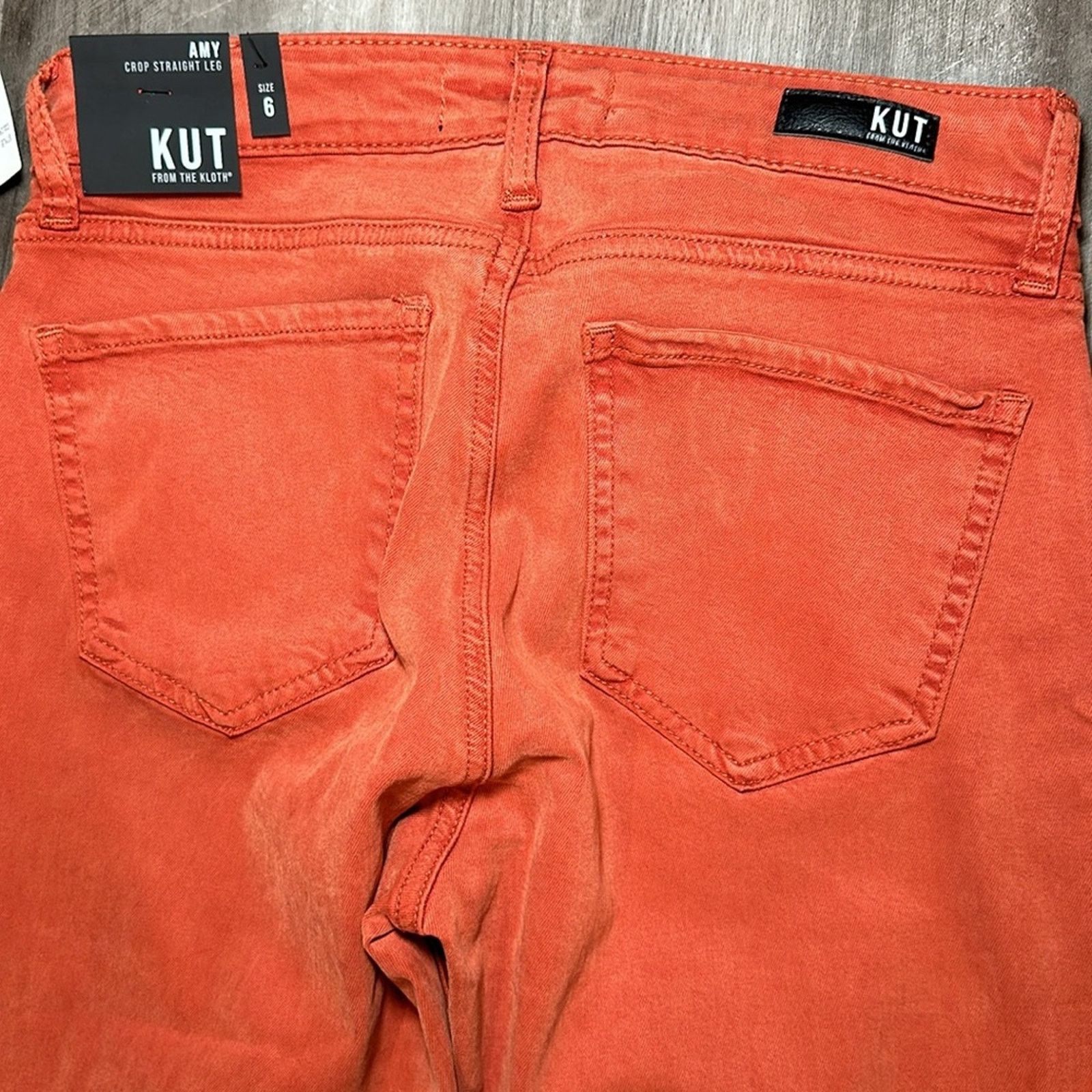 Other Kut From the Kloth Amy Crop Straight Leg Jeans - 6 Size 28" / US 6 / IT 42 - 4 Thumbnail