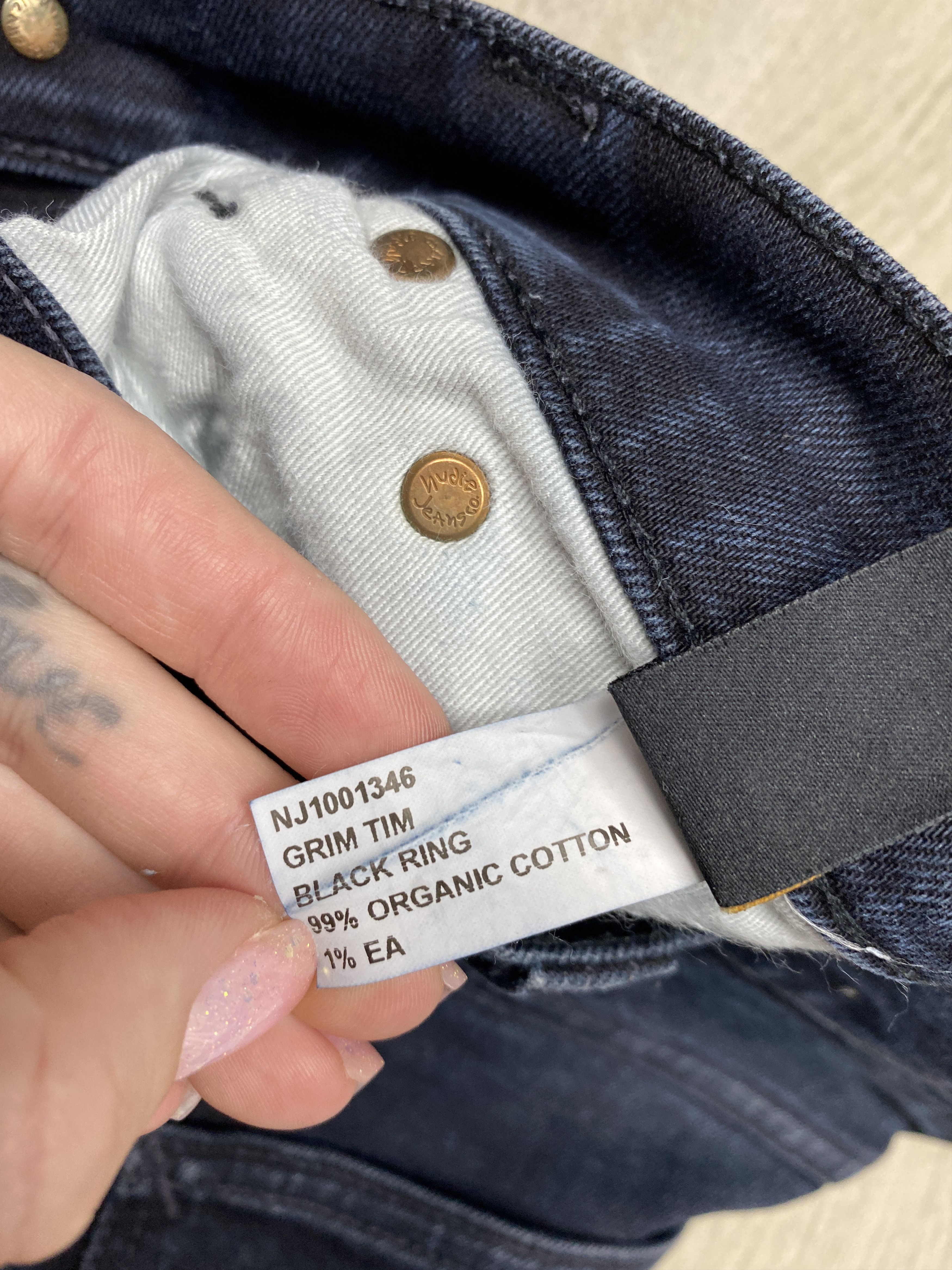 Nudie Jeans Nudie Jeans Grim Tim Vintage Mens Denim Pants Jeans Size US 30 / EU 46 - 8 Thumbnail