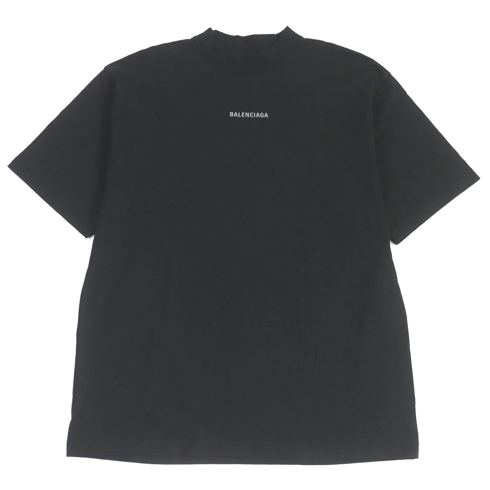 Balenciaga Logo Print T Shirt Black | Grailed