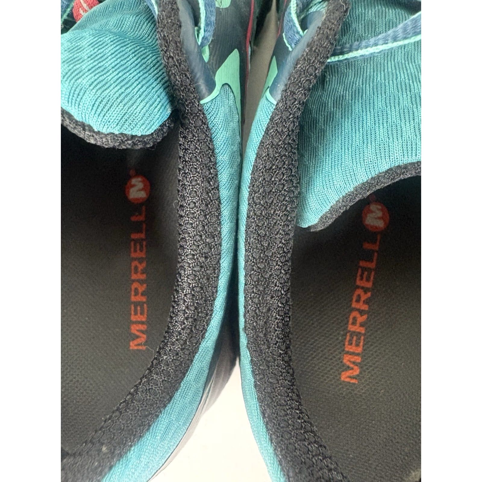 Merrell Merrell Lace Up Sneakers Womens 7.5 Multicolor Geometric Pattern Breathable Lightweight Athletic Walking Hiking Casual Workwear Size US 8 / IT 38 - 5 Thumbnail